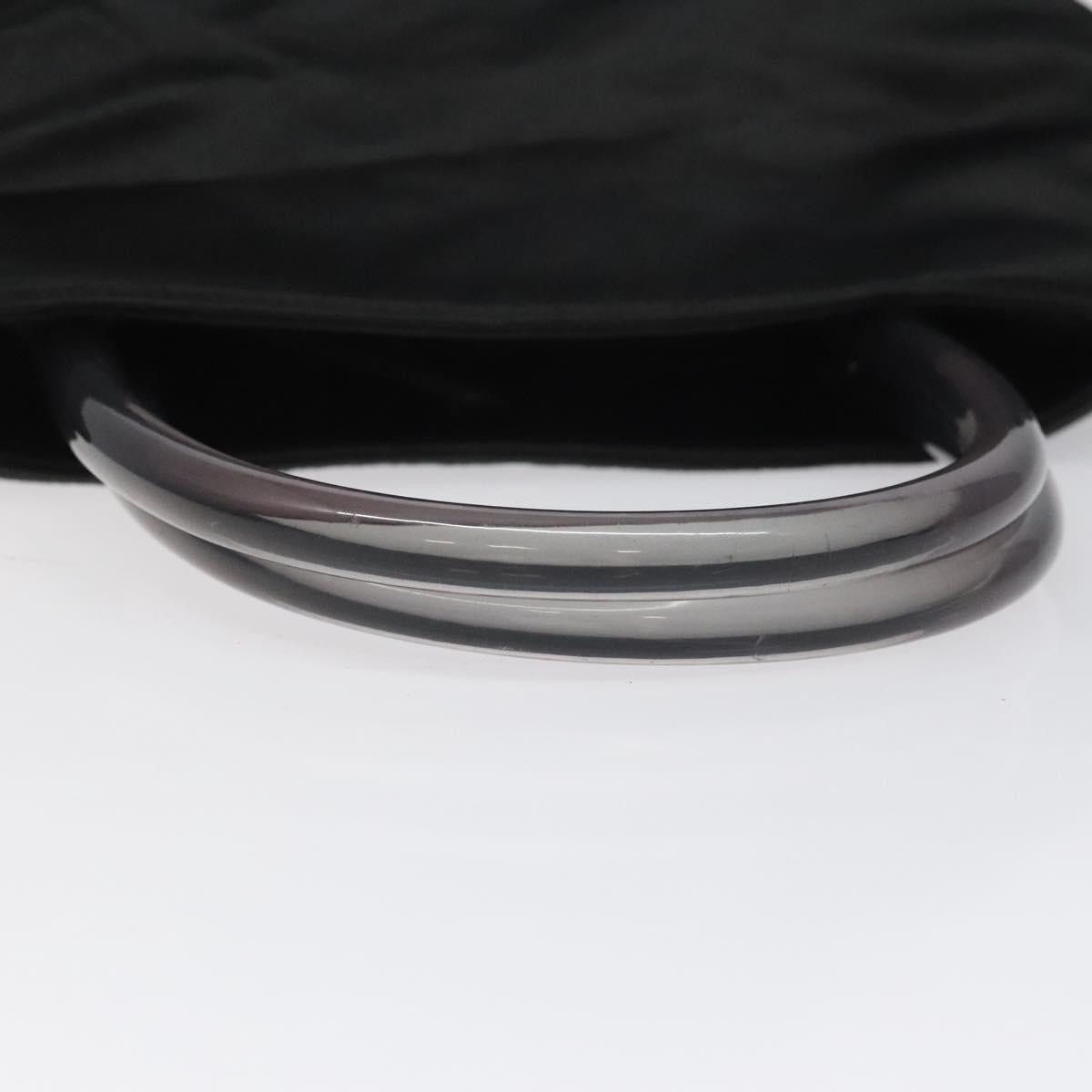 Prada PRADA Hand Bag Satin Black Size ONE SIZE - 7 Thumbnail