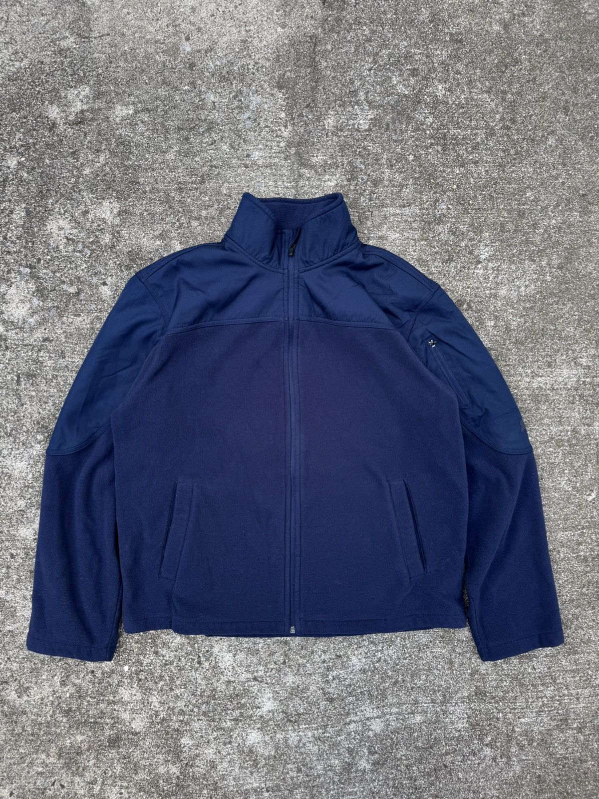 Starter × Vintage Starter Fleece Zip Up Jacket Navy Blue Size US L / EU 52-54 / 3 - 1 Thumbnail