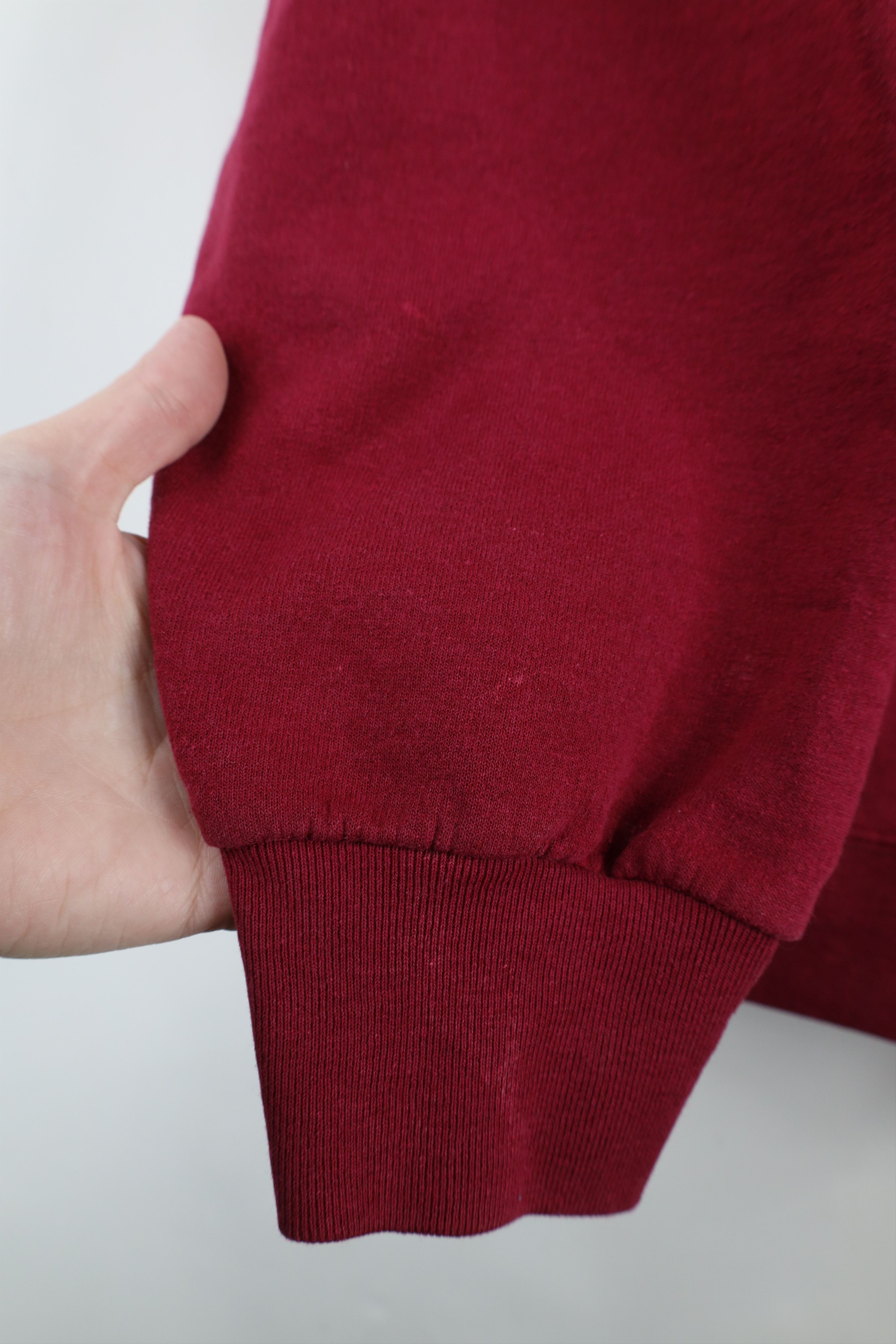 Vintage Vintage 90s Streetwear Spell Alaska Crewneck Sweatshirt Red Size US S / EU 44-46 / 1 - 7 Thumbnail