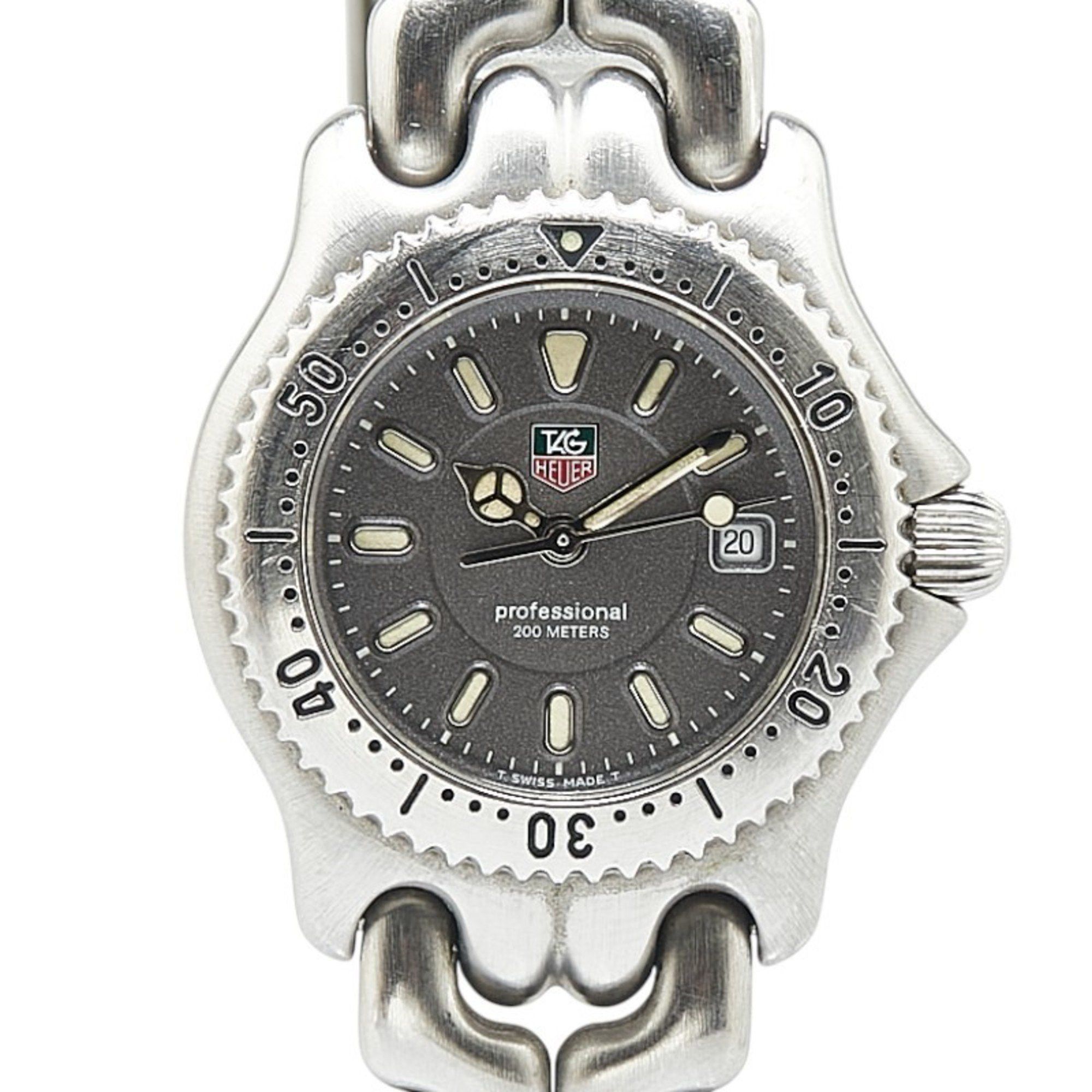 Tag Heuer Cell Watch Wg1313-0 Quartz Grey Dial Stainless Steel Ladies Heuer, Women's