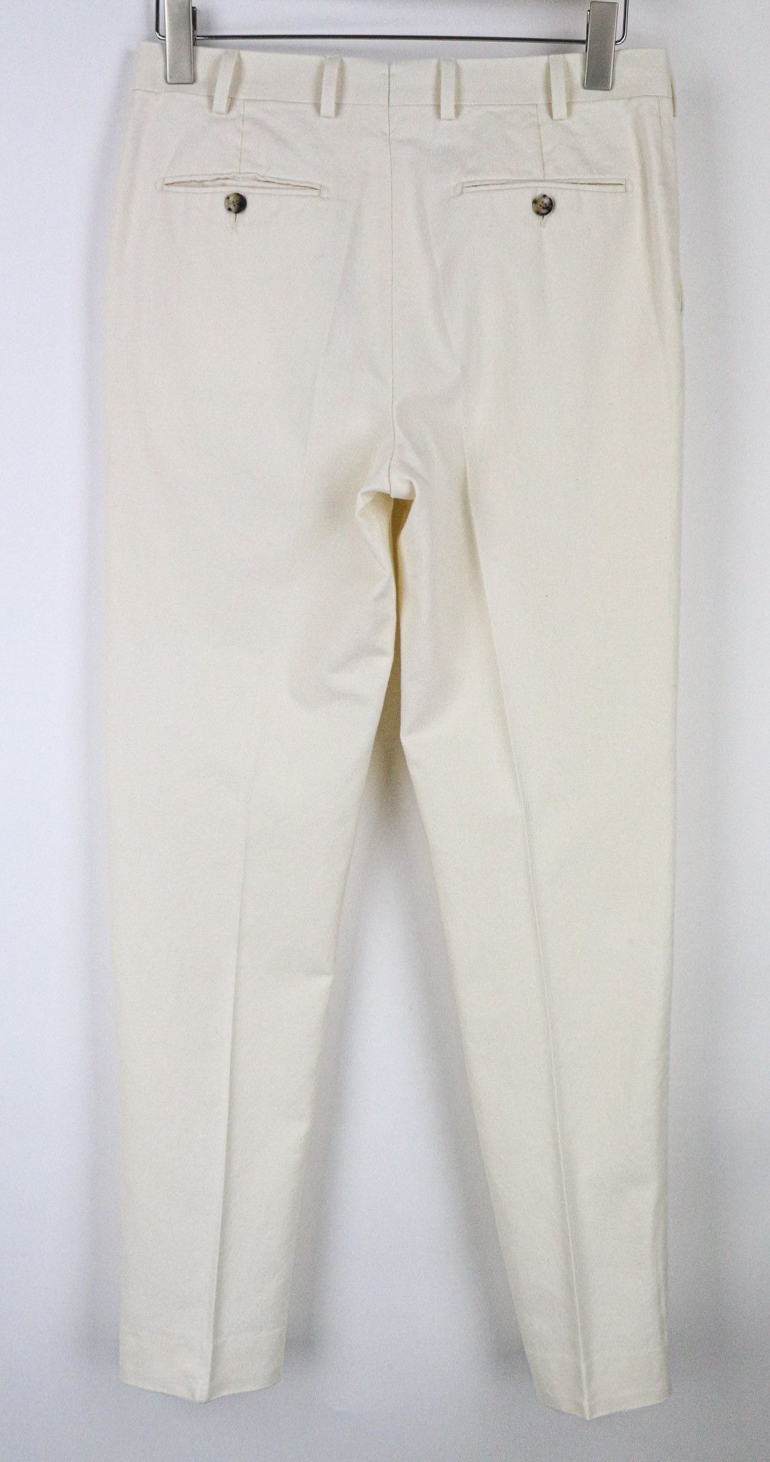 Suitsupply HAVANA UK38R Off-White Slim Cotton 2 Piece Suit 73524 Size 38R - 8 Thumbnail