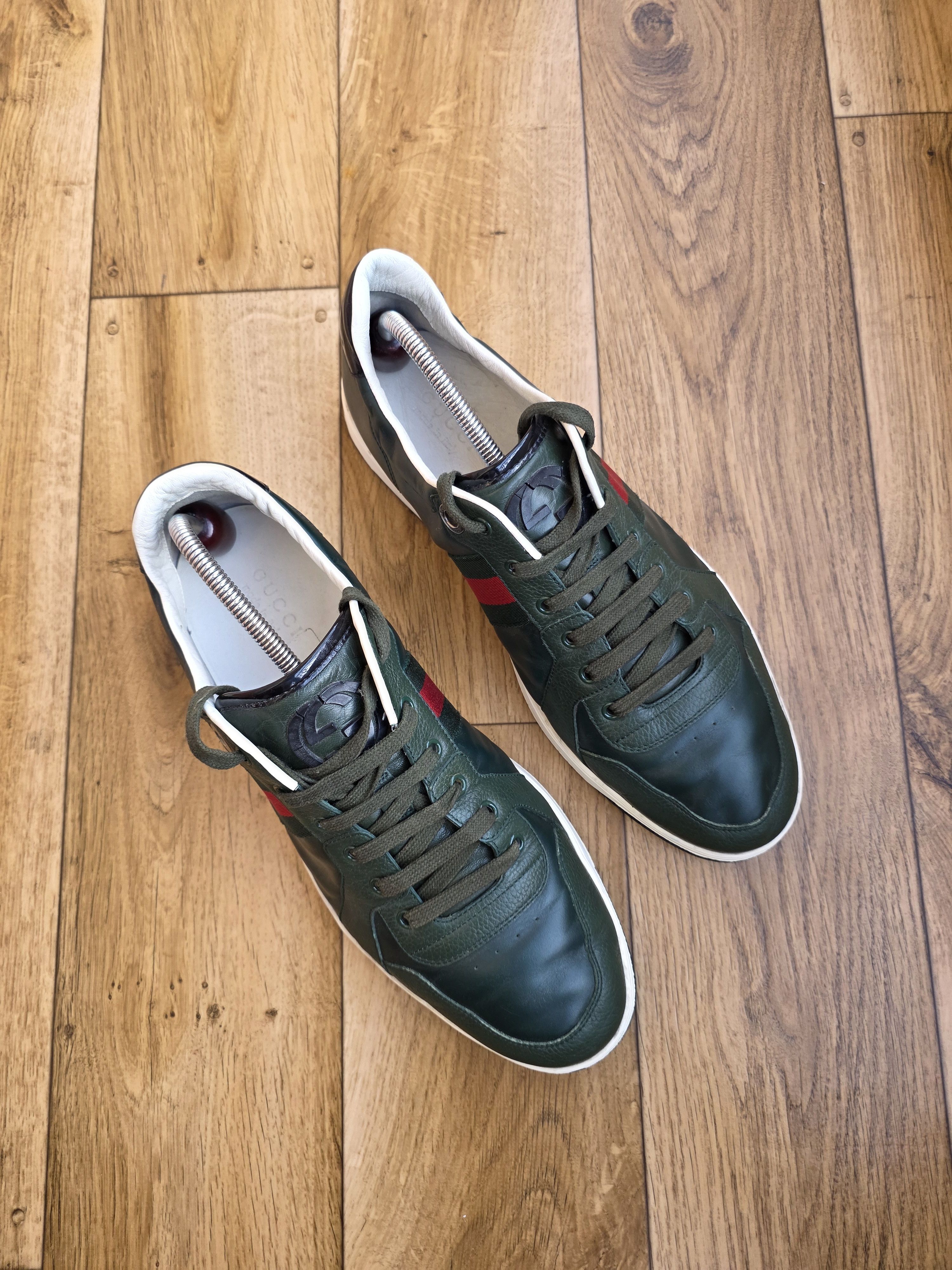 Gucci Gucci Web Low Top Sneakers Size US 14 / EU 47 - 2 Thumbnail