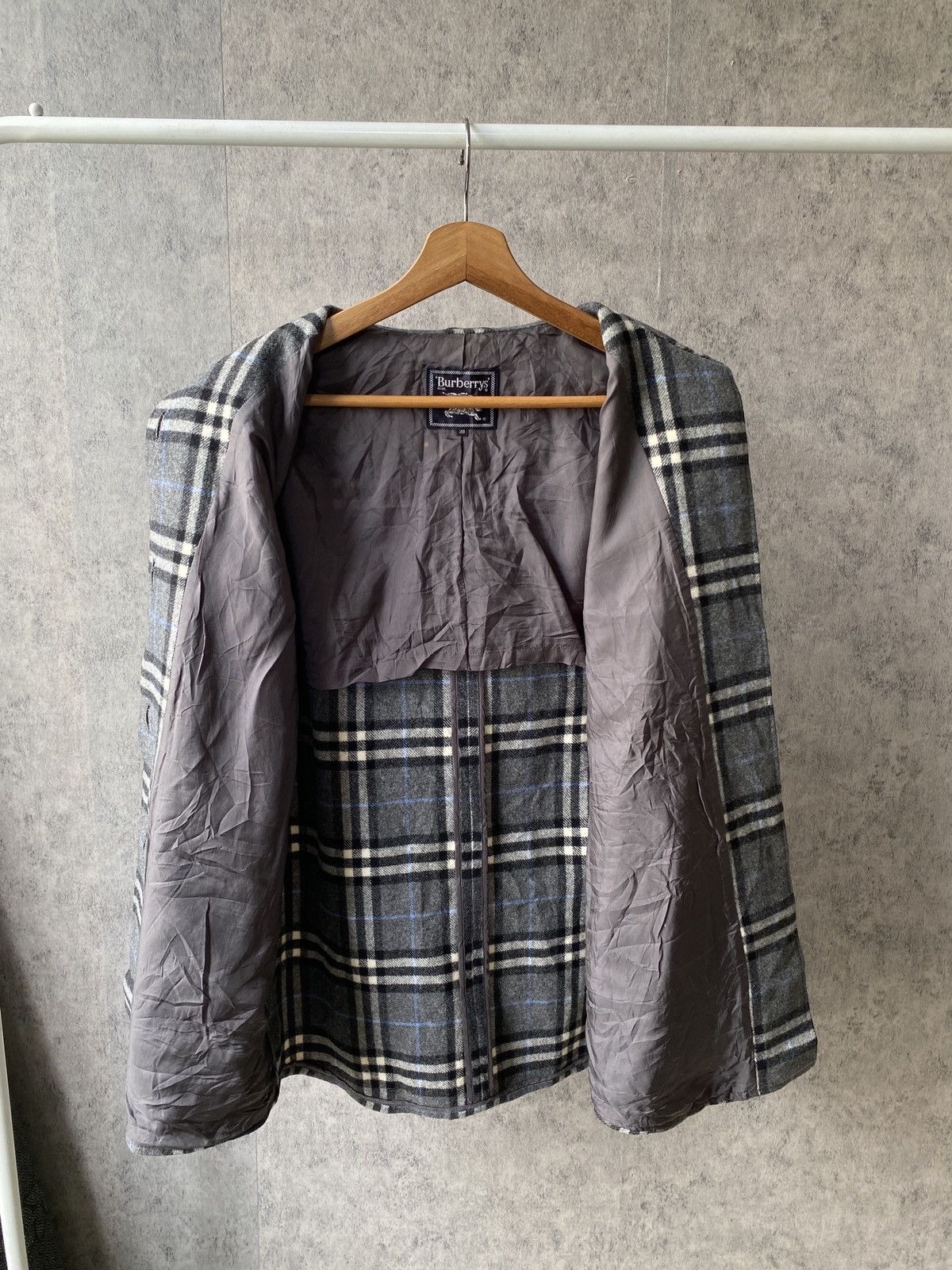 Burberry Vintage Burberry’s Nova Check Wool Jacket Size US M / EU 48-50 / 2 - 7 Thumbnail
