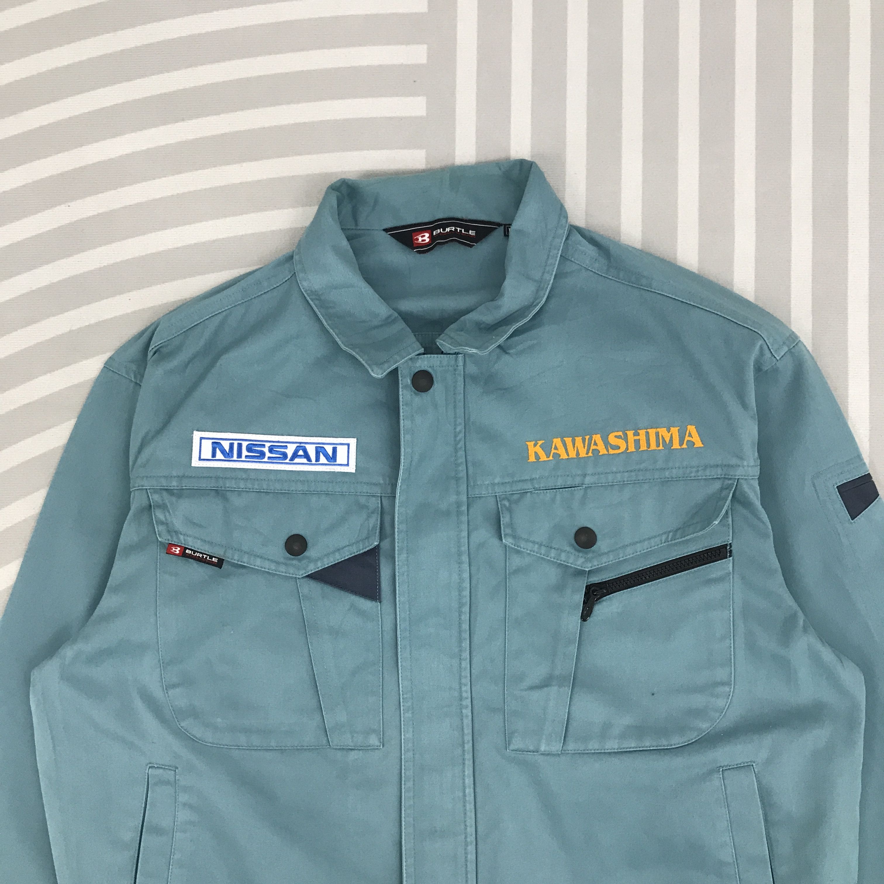 Japanese Brand × Vintage Vintage Nissan Racing work uniform custom japan Jacket Size US L / EU 52-54 / 3 - 2 Thumbnail