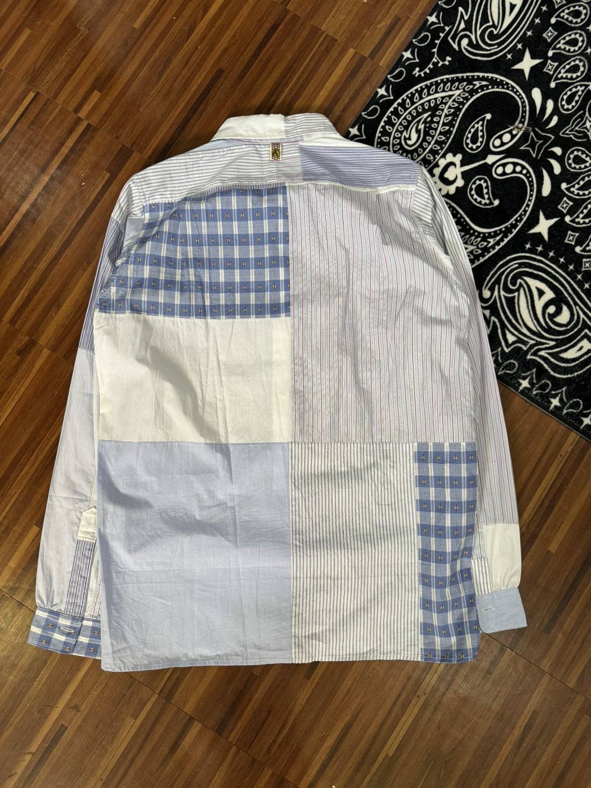 Visvim VISVIM 16SS LONG RIDER SHIRT L/S FLUX PW Rider Shirt Blue Size US M / EU 48-50 / 2 - 4 Thumbnail