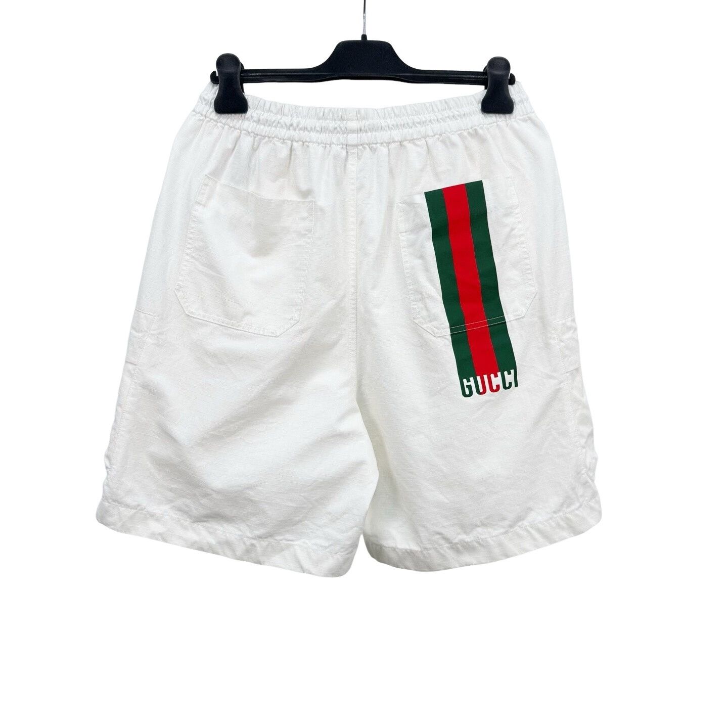 Gucci Gucci Web Stripe Cotton Cargo Shorts 46 Size US 30 / EU 46 - 1 Thumbnail