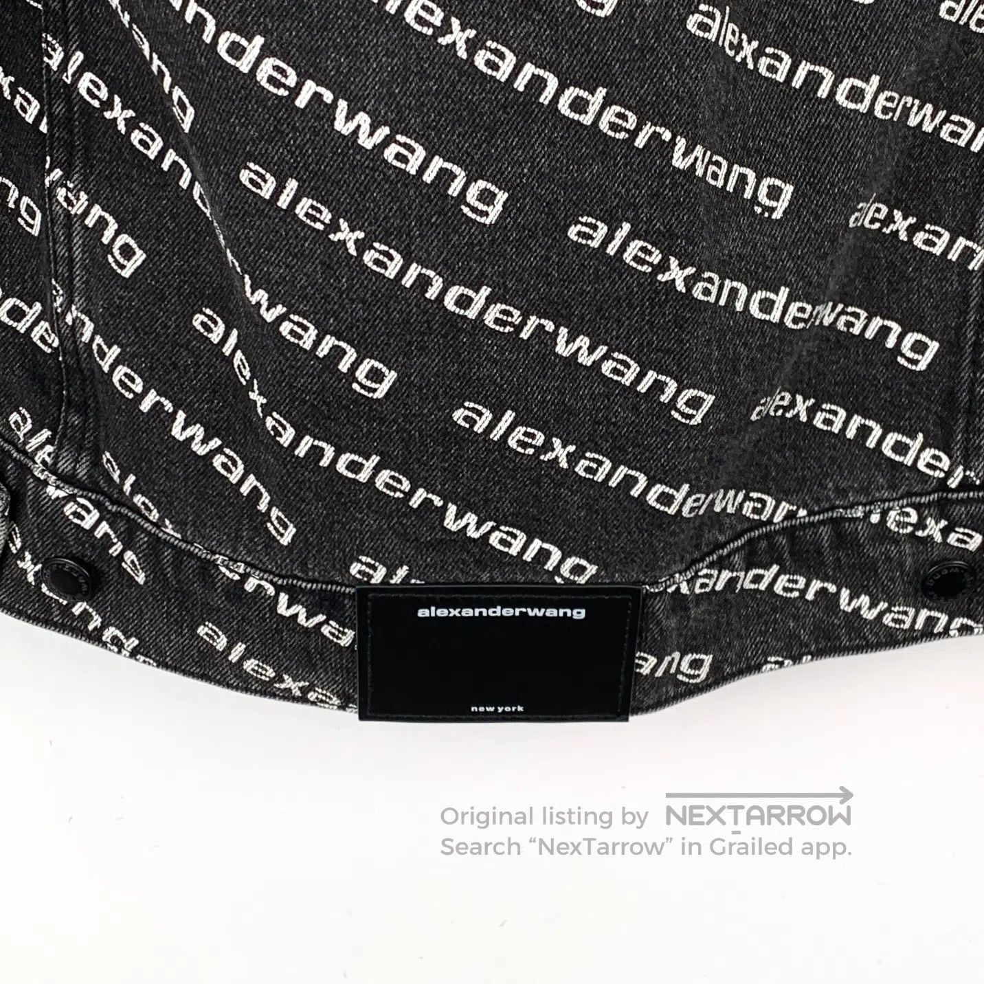 Alexander Wang Alexander Wang Black Logo Letter Bullet Train Print Cotton Size US M / EU 48-50 / 2 - 5 Thumbnail