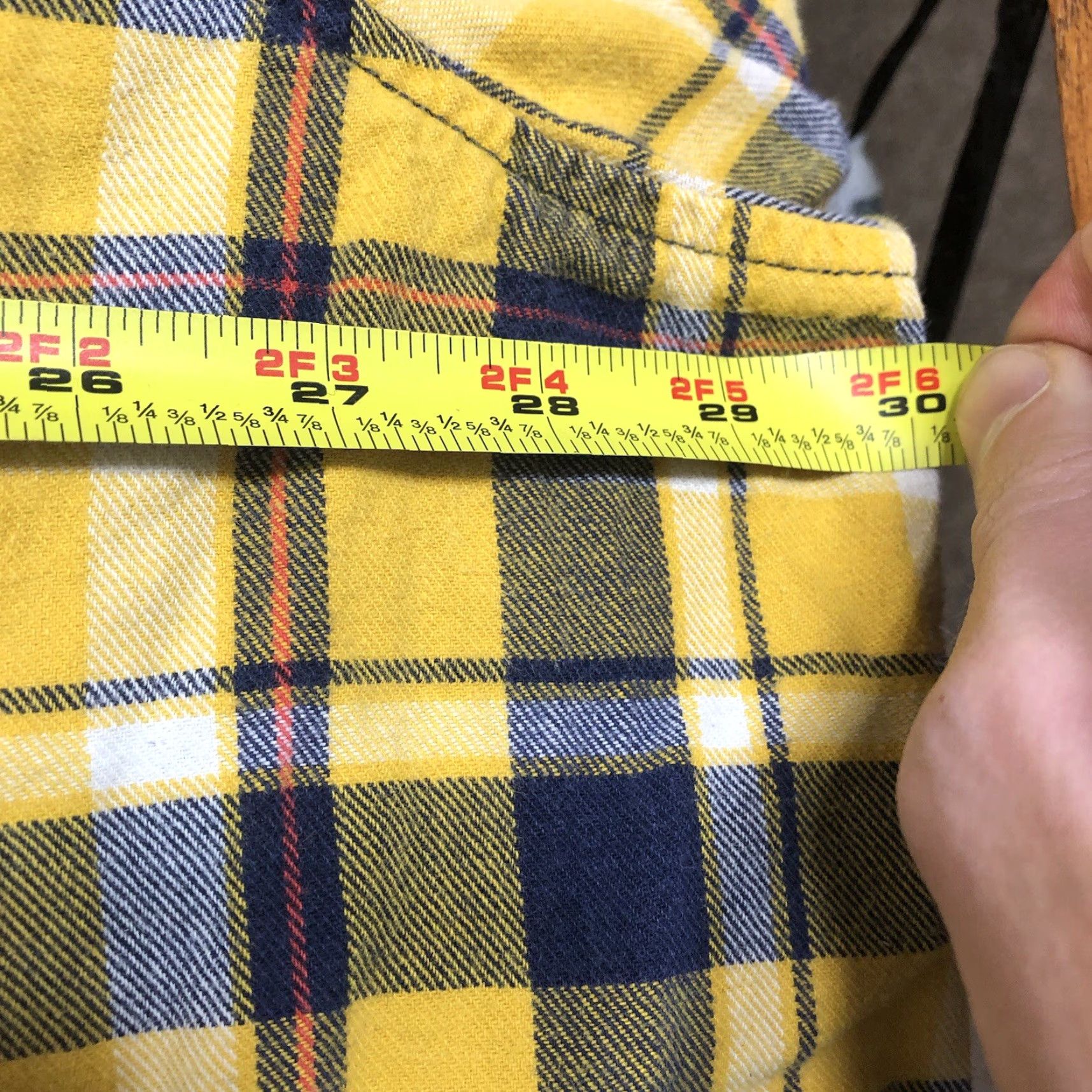 Vintage Duluth Flannel Shirt Mens 3XLT Yellow Blue Plaid Button-Up Chest 60in Workwear Outdoor Casual Size US XXL / EU 58 / 5 - 7 Thumbnail