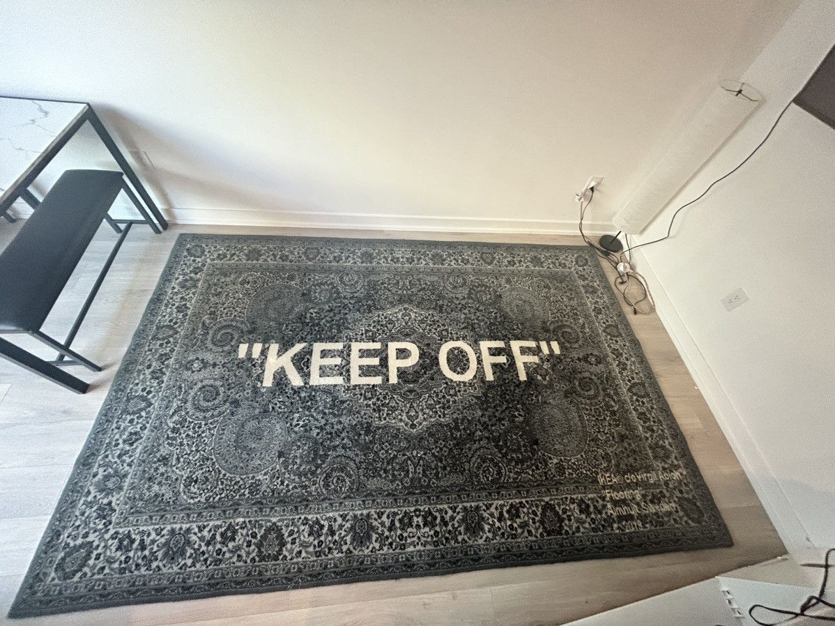 OFF WHITE IKEA RUG VIRGIL ABLOH 300cm x 200cm