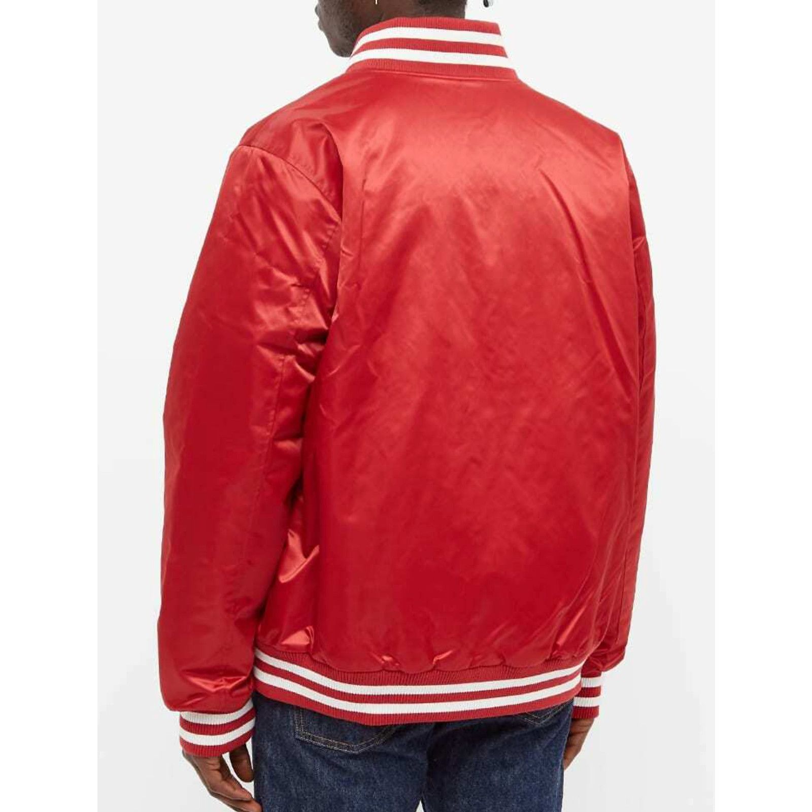 Bape Bape Ape Head Red Baseball Varsity Jacket Size XXL Size US XXL / EU 58 / 5 - 3 Thumbnail