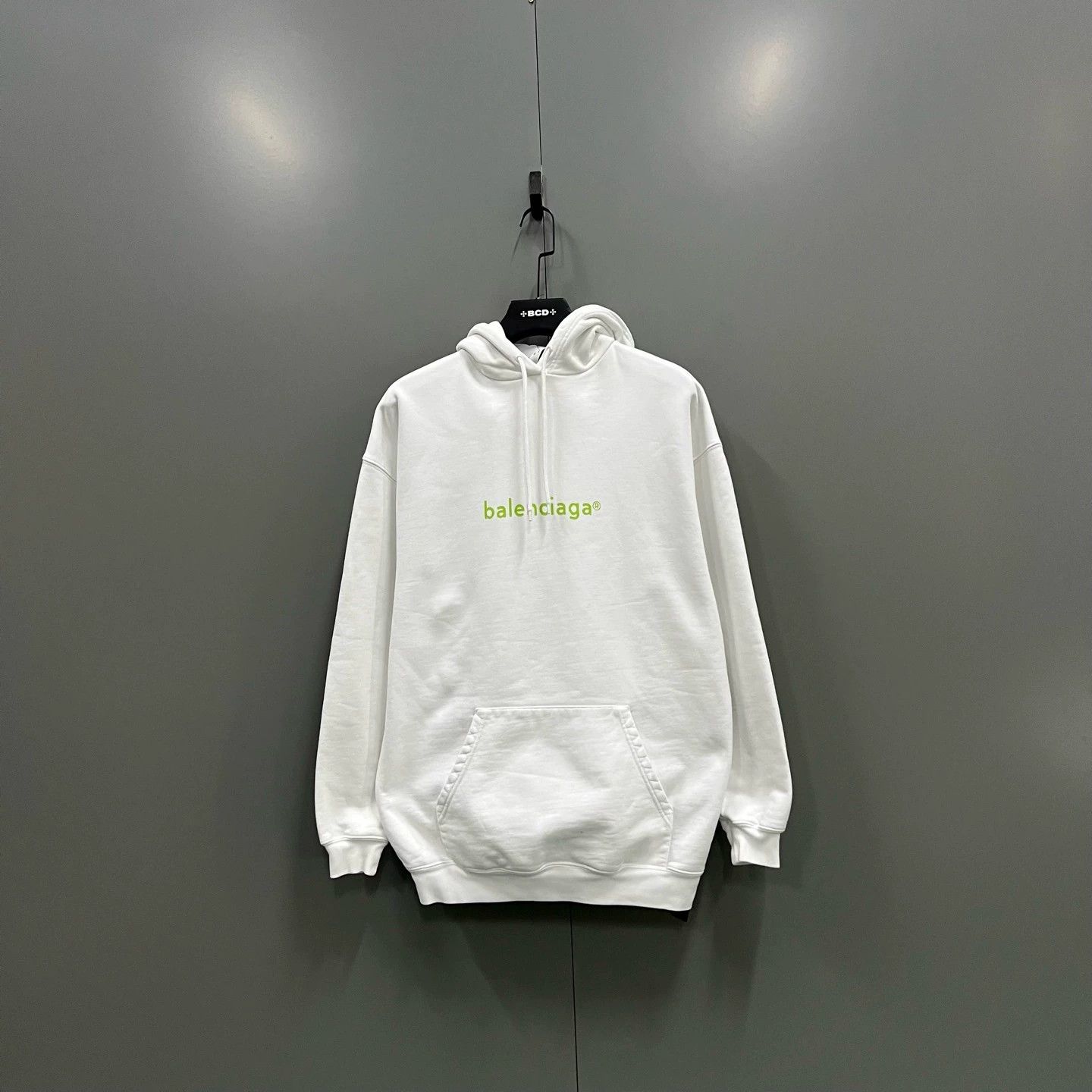 Balenciaga Balenciaga White Logo Print Hoodie XS - dmc Size US XS / EU 42 / 0 - 1 Thumbnail