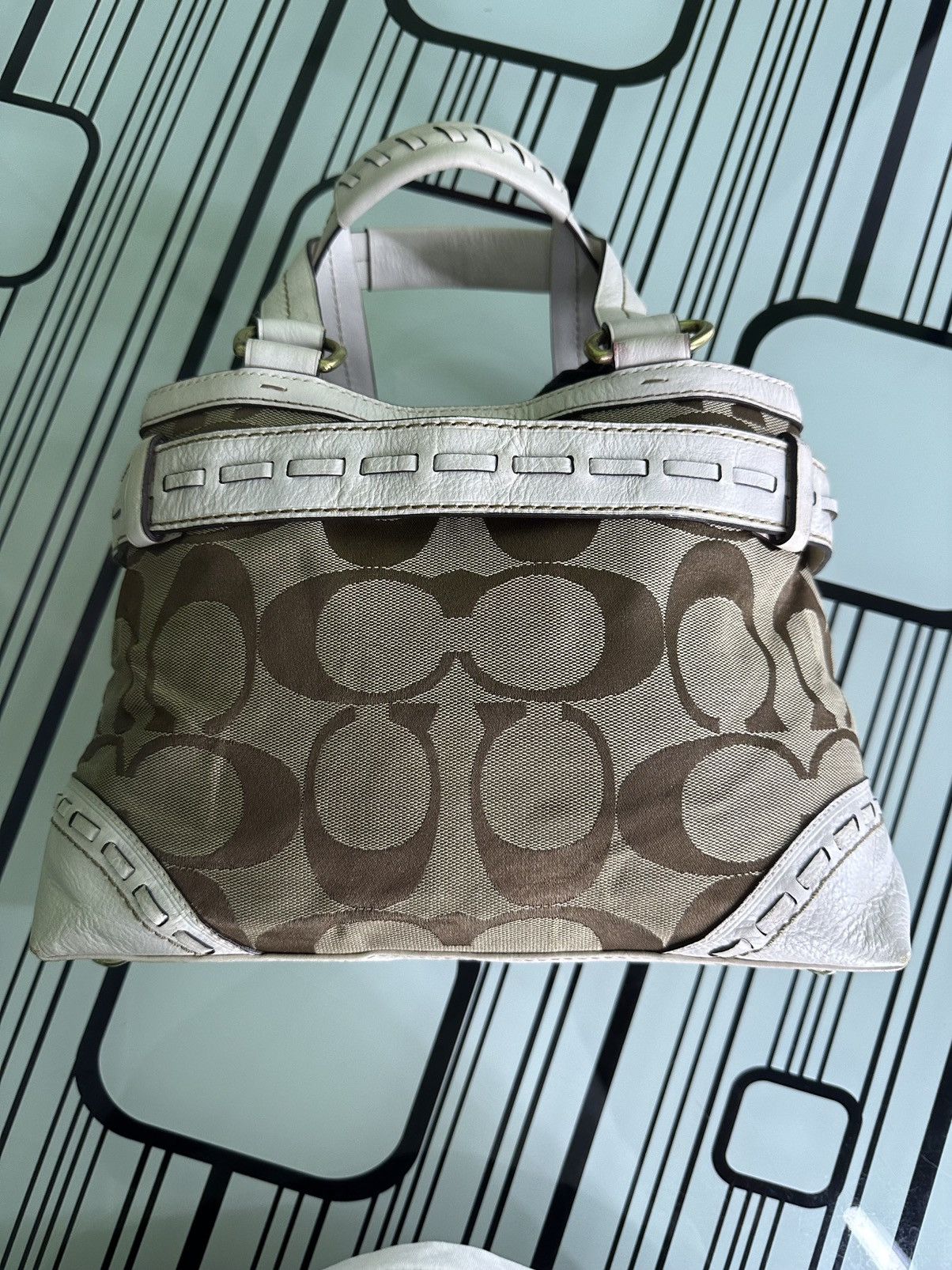 Coach Vintage Handbag Coach Leather Bag Size ONE SIZE - 3 Thumbnail
