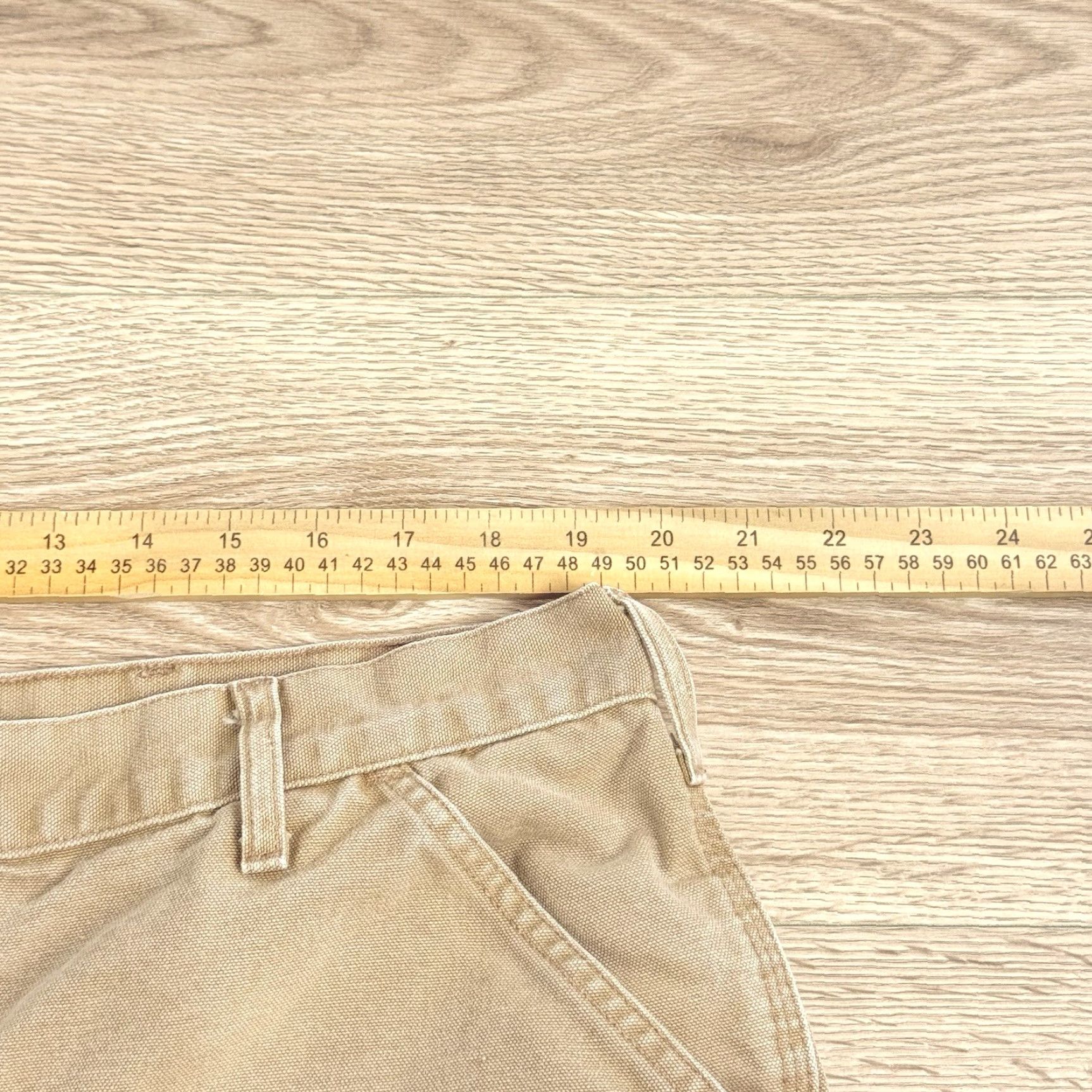 Carhartt VINTAGE Carhartt Pants Carpenter Regular Canvas Brown 42x32 Mens Inseam 32 Brown Mens Size US 42 / EU 58 - 3 Thumbnail