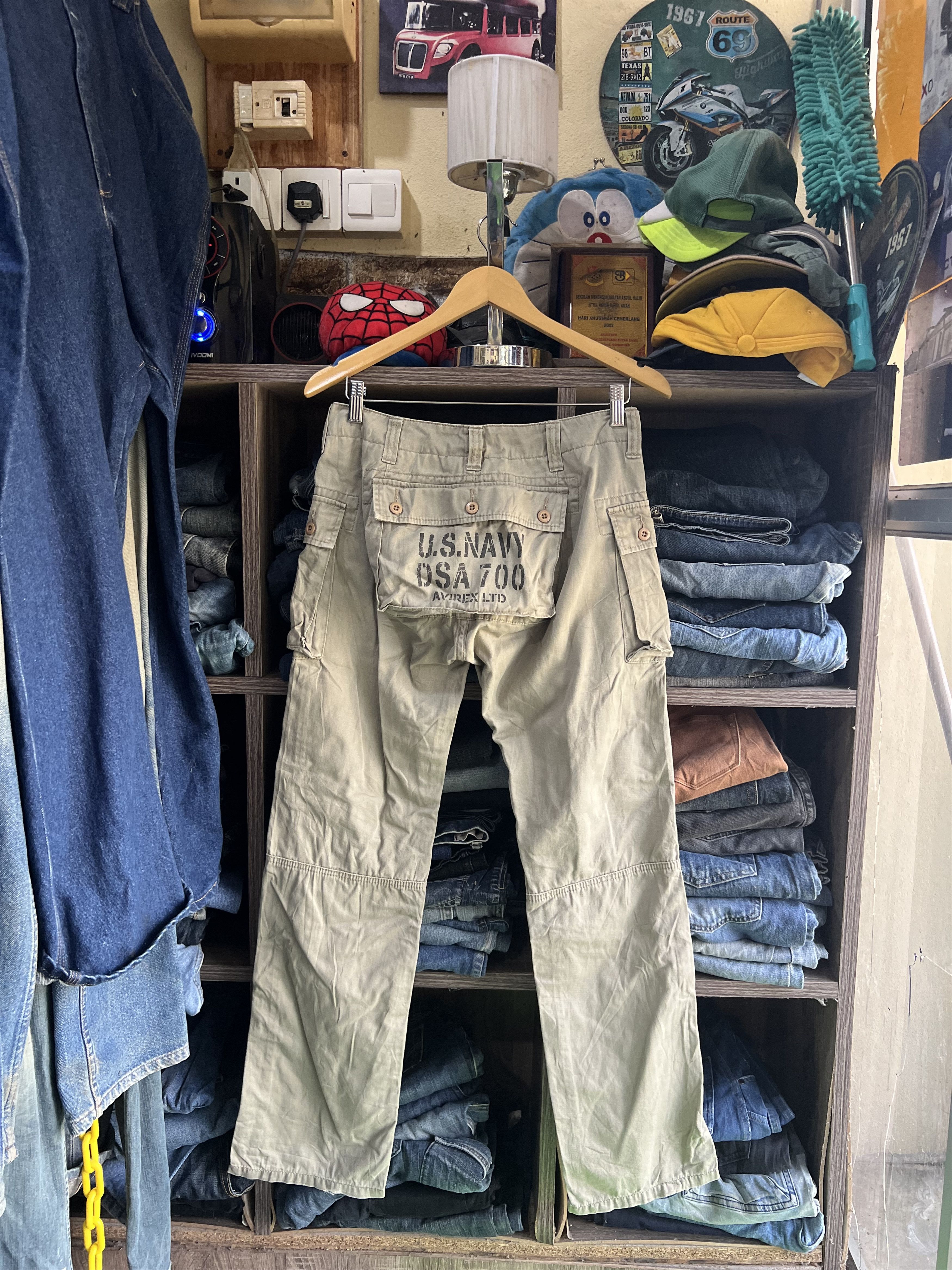 Avirex 🔥Rare Avirex US Navy Monkey Cargo Pant Size US 30 / EU 46 - 15 Thumbnail
