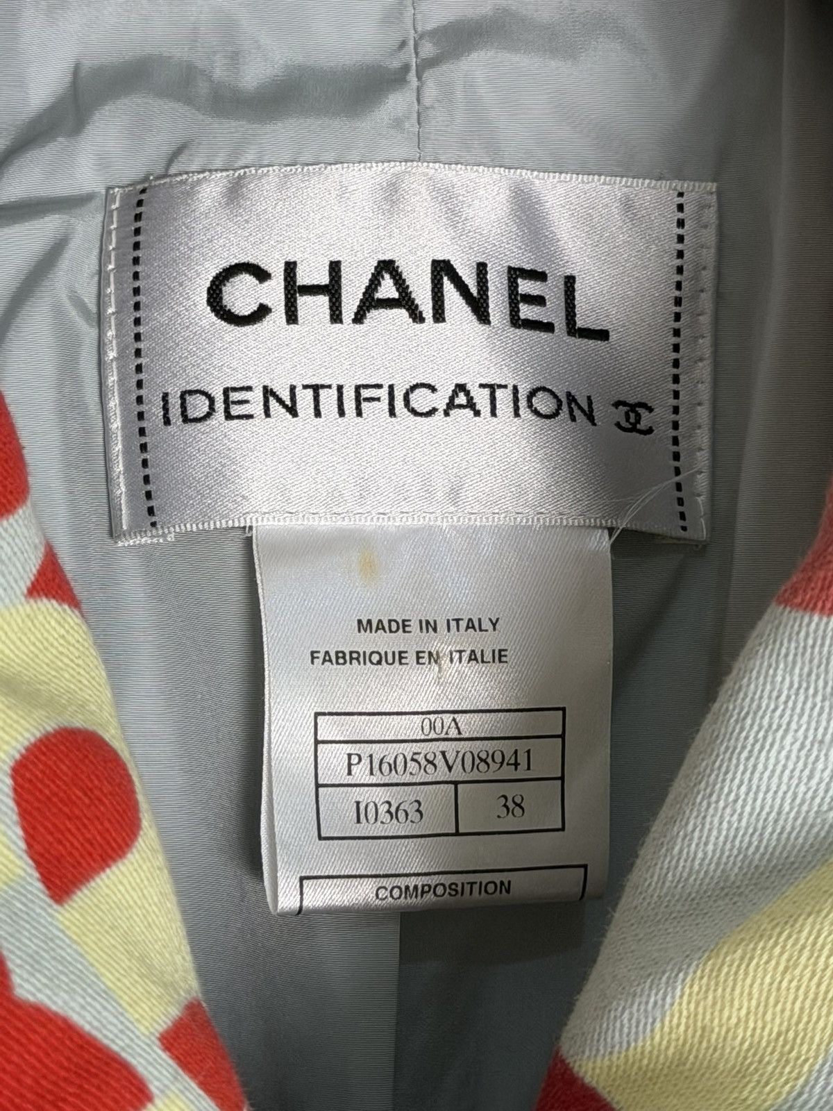 Chanel Chanel Identification Multi Color Graffiti Padded Jacket Size XS / US 0-2 / IT 36-38 - 8 Thumbnail