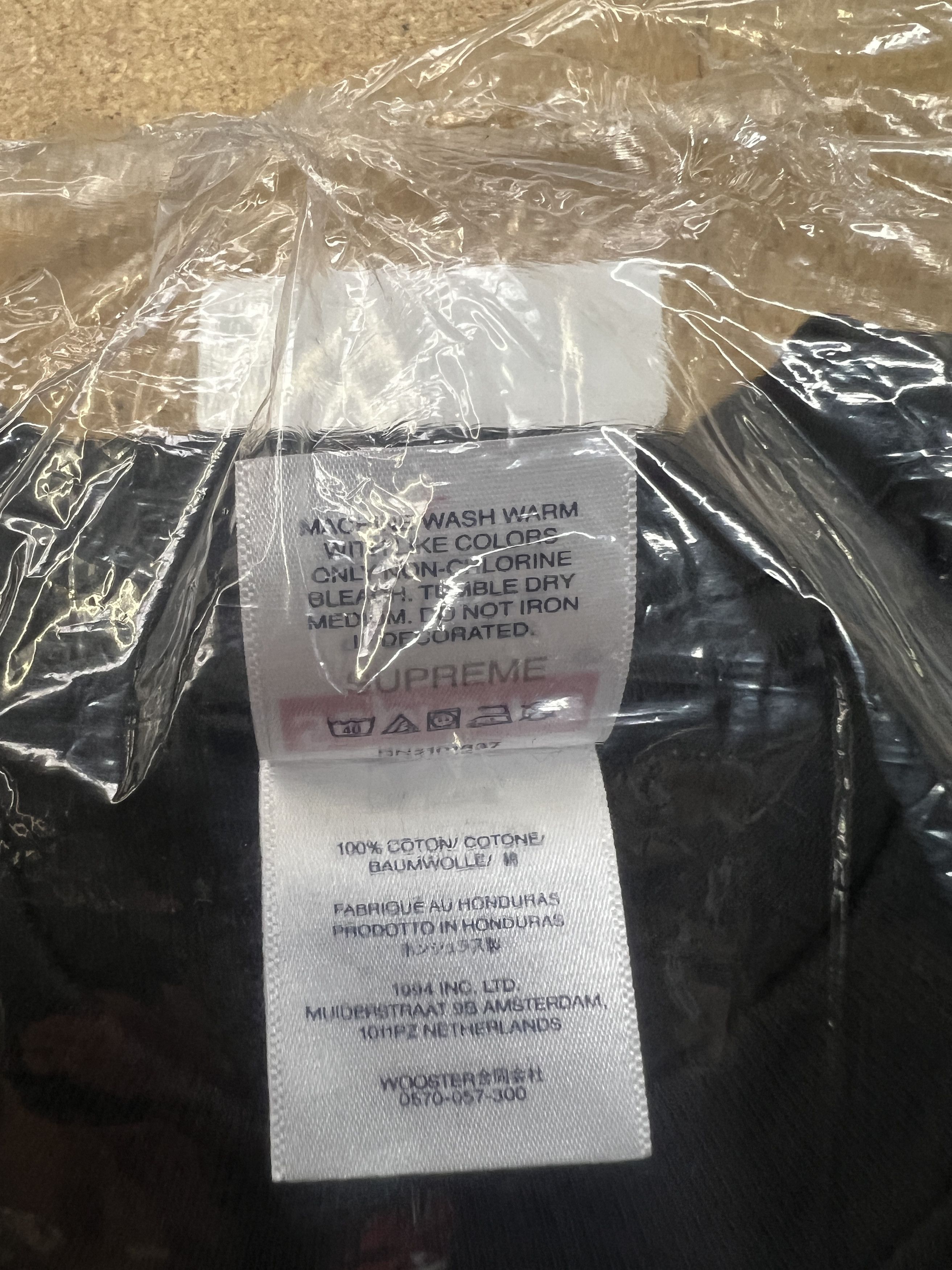 Supreme (L) Supreme Tera Patrick Collegiate Tee Black FW24 (DS) Size US L / EU 52-54 / 3 - 5 Thumbnail