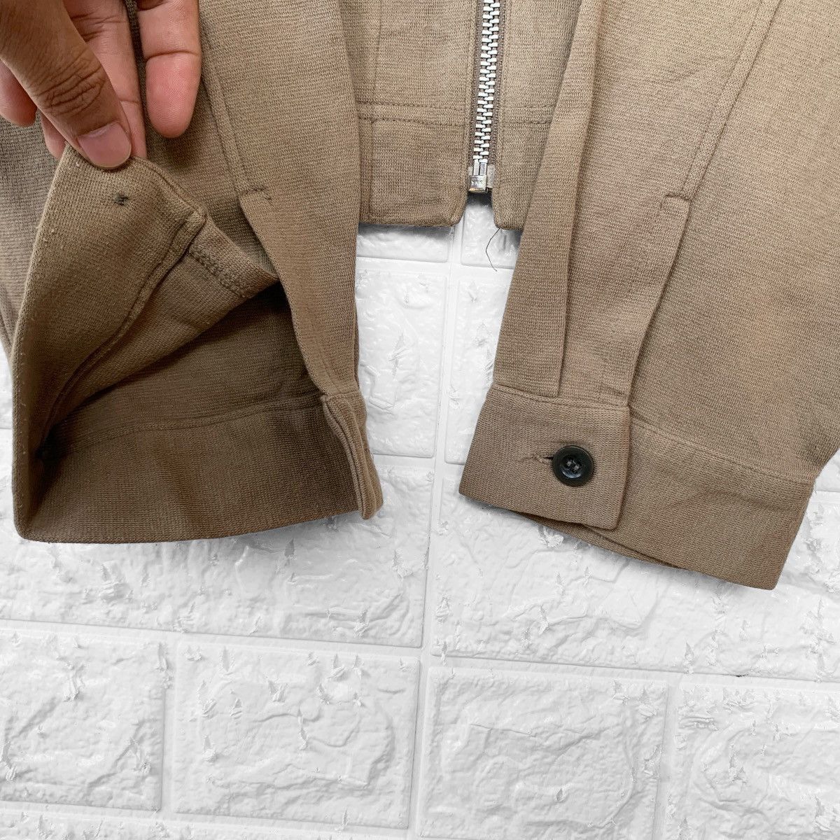 Yohji Yamamoto Yohji Yamamoto AAR Zipper Cotton Jacket Made In Japan Size US S / EU 44-46 / 1 - 7 Thumbnail