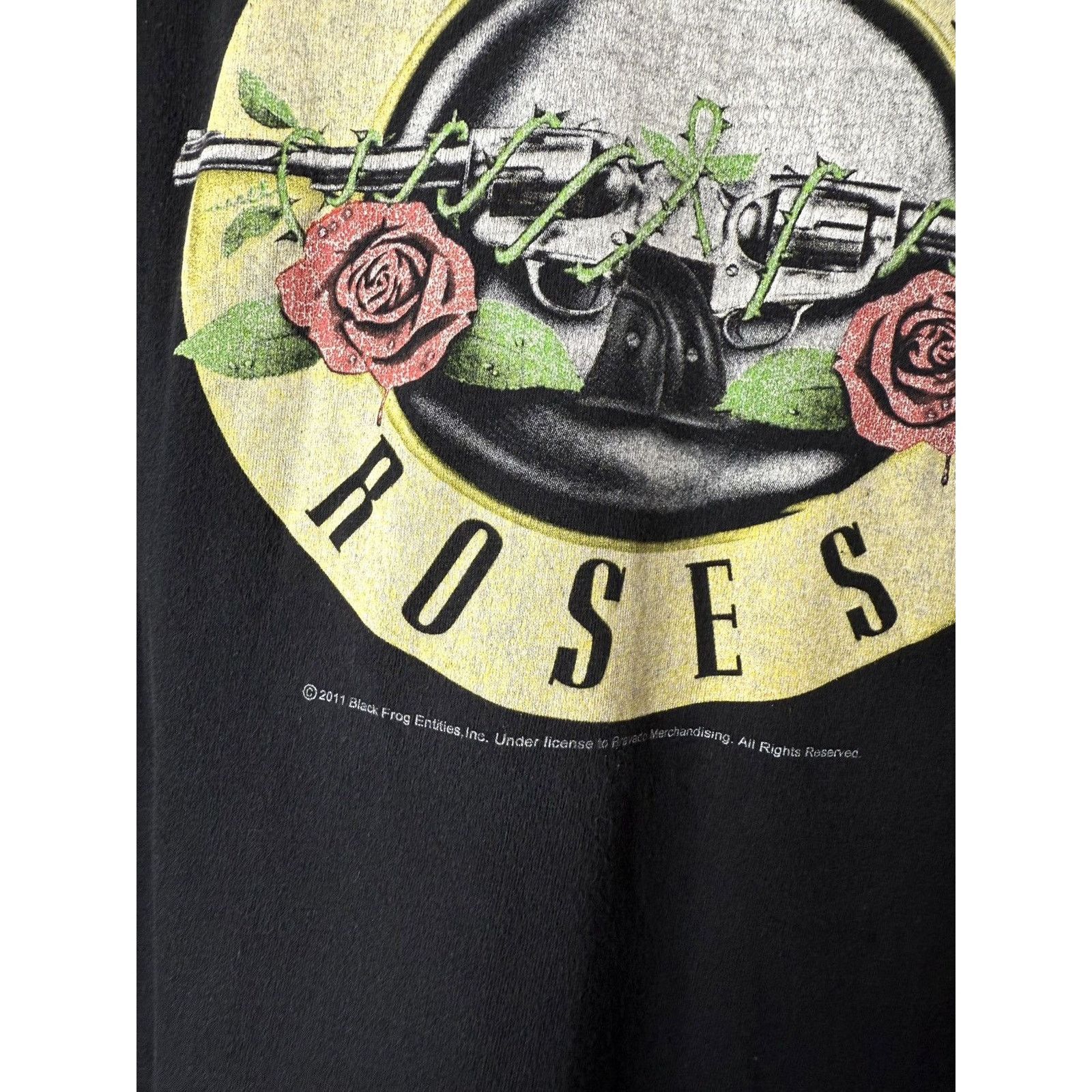 Guns N' Roses Vintage 2011 Guns N Roses Band Rock Tour T Shirt Size US XL / EU 56 / 4 - 3 Thumbnail