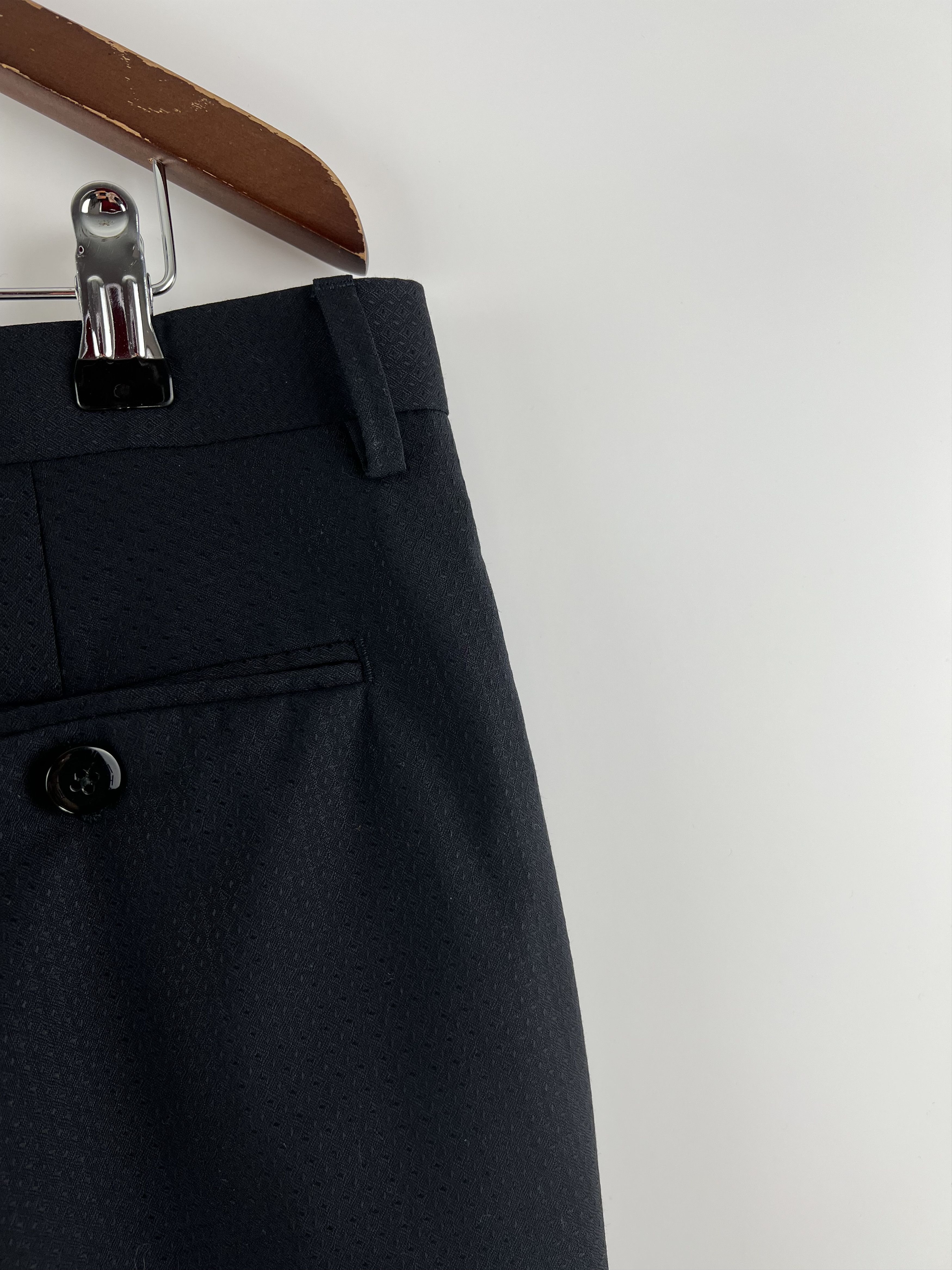 Etro Etro Navy Blue 100% Wool Trousers Size 54 Size 54R - 3 Thumbnail