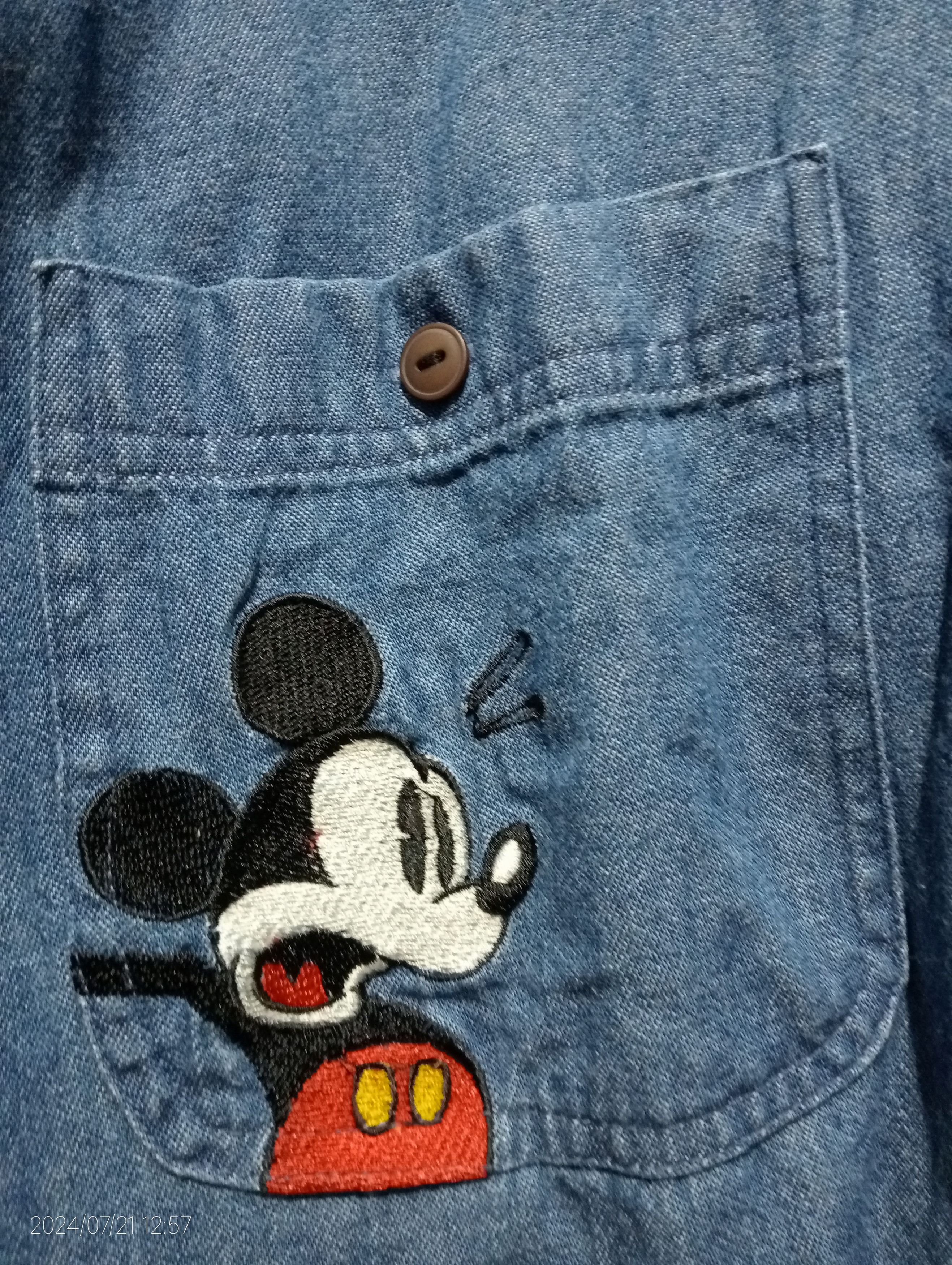 Mickey & Co. Vintage '90s Embroidery Mickey & Co. Button Down L/S Shirts Size US L / EU 52-54 / 3 - 5 Thumbnail