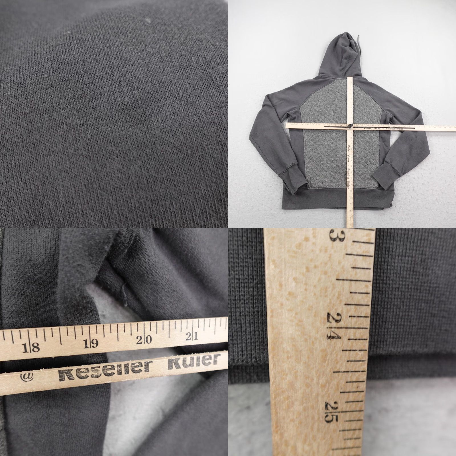 Oakley Oakley Hoodie Womens Small Gray Sundown Quilted Asymmetrical Sweatshirt Jacket Size S / US 4 / IT 40 - 8 Thumbnail