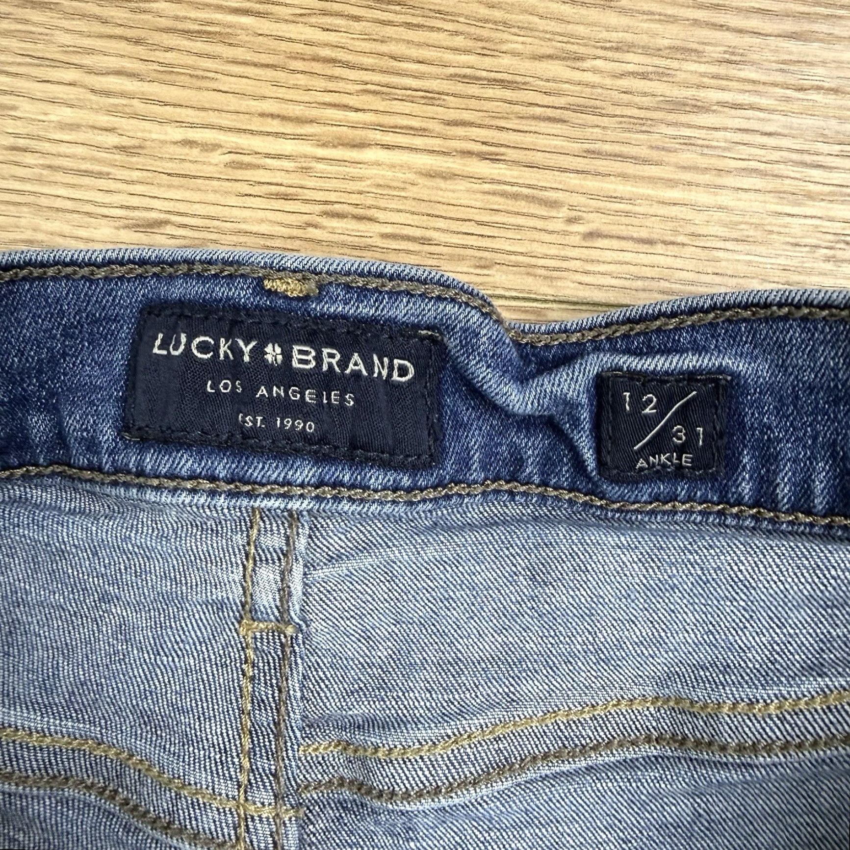 Lucky Brand Lucky Brand Jeans 12/31 Women Bridgette High Rise Skinny Ankle Jeans Blue 12 Womens Skinny Jeans Size 34" / US 12 / IT 48 - 2 Thumbnail