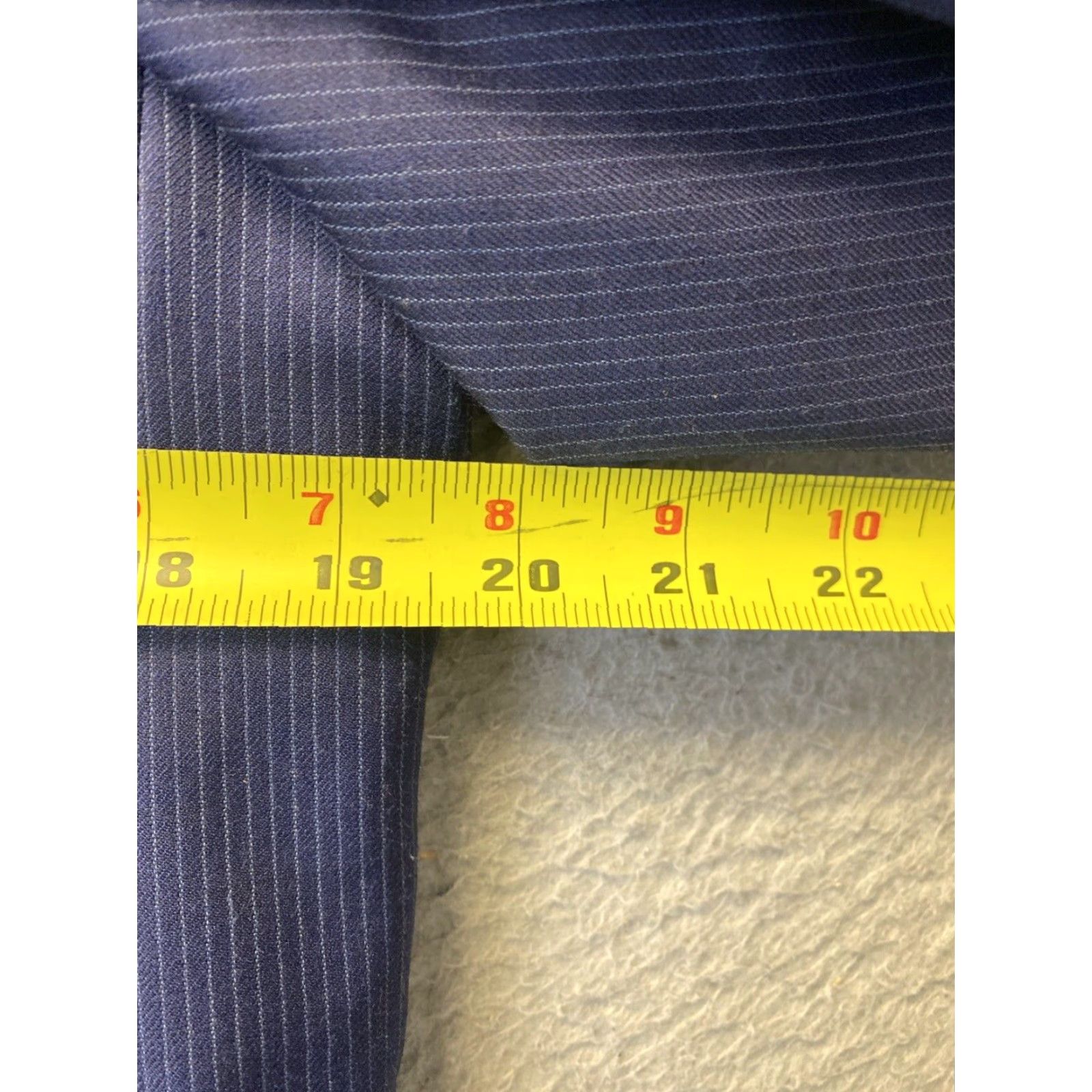 Tommy Hilfiger TOMMY HILFIGER Men's Modern-Fit Blue Plaid 2-Piece Suit Jacket Pants 40L/38W Size 40L - 6 Thumbnail