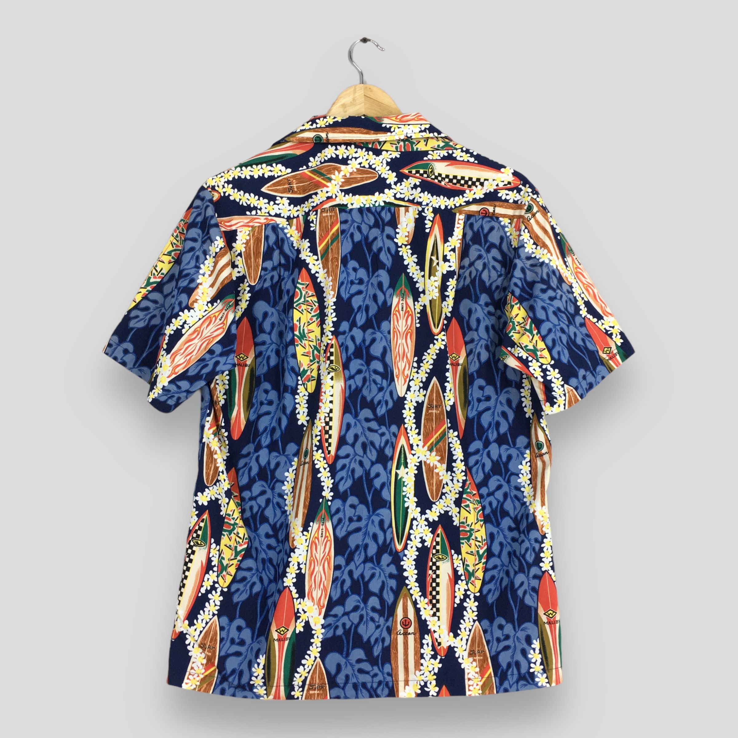 Life's a Beach Vintage Rjc Hawaiian Aloha Surfboard Cotton Shirts Small Size US S / EU 44-46 / 1 - 6 Thumbnail