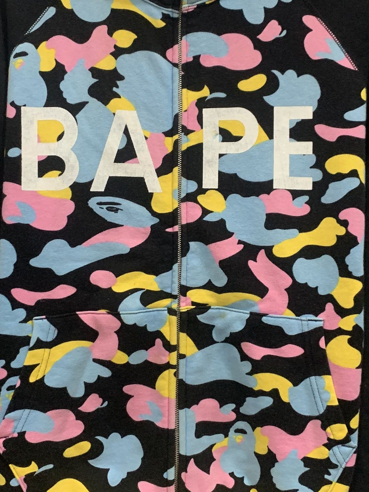 Bape Vintage 2005 Bape Cotton Candy Fullzip Hoodie Size US M / EU 48-50 / 2 - 12 Thumbnail
