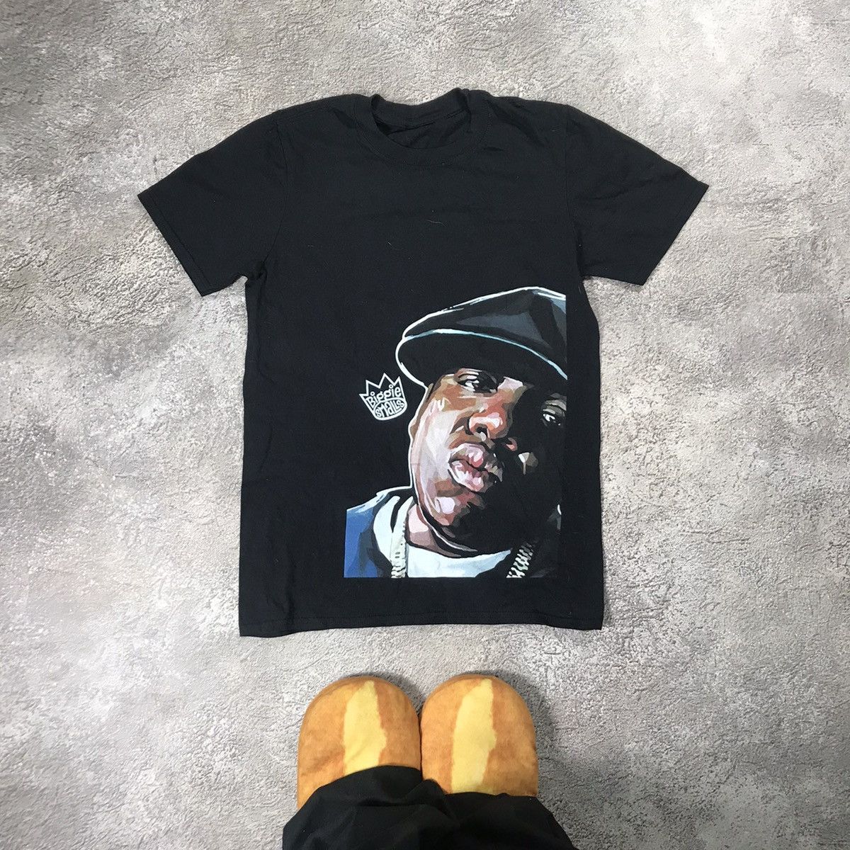 Vintage Vintage 90s Notorious BIG Graphic Tee Streetwear Black XS Size US XS / EU 42 / 0 - 1 Thumbnail