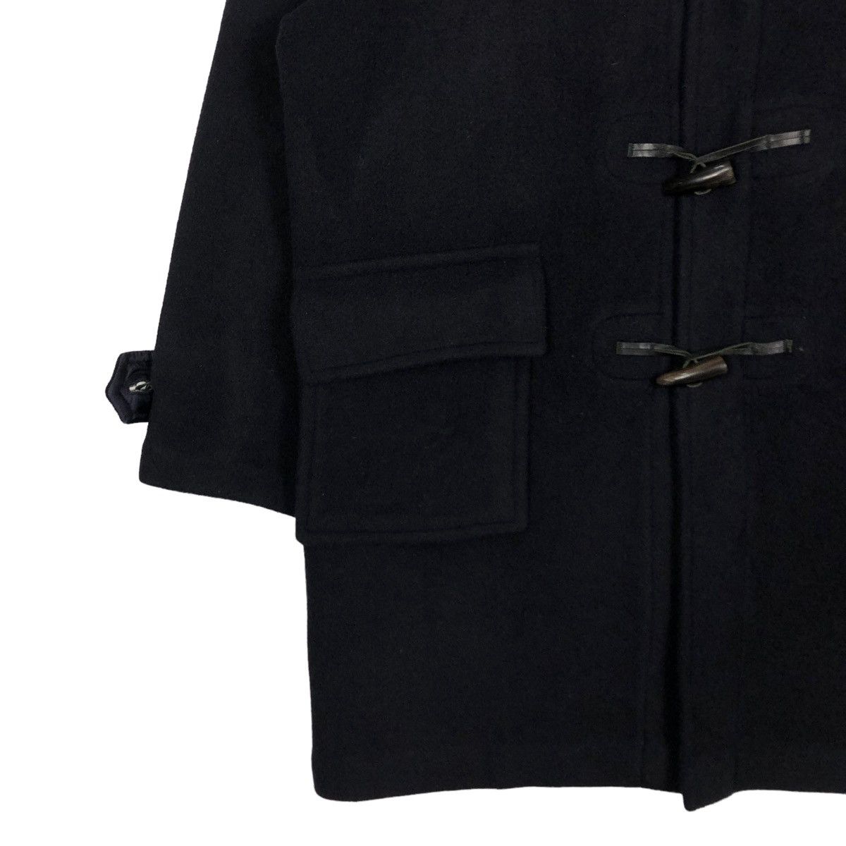 Burberry 🌺VINTAGE BURBERRY MADE IN ENGLAND WOOL DUFFLE LONG JACKET Size US L / EU 52-54 / 3 - 8 Thumbnail