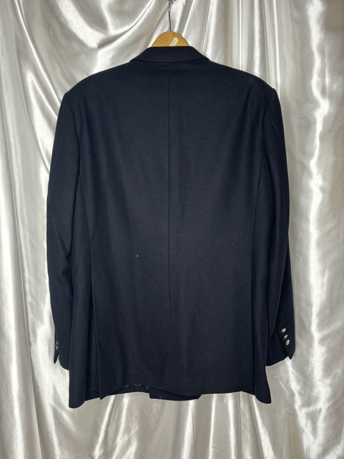 Burberry × Vintage vintage woolen Burberrys double breasted blazer jacket logo Size ONE SIZE - 14 Thumbnail