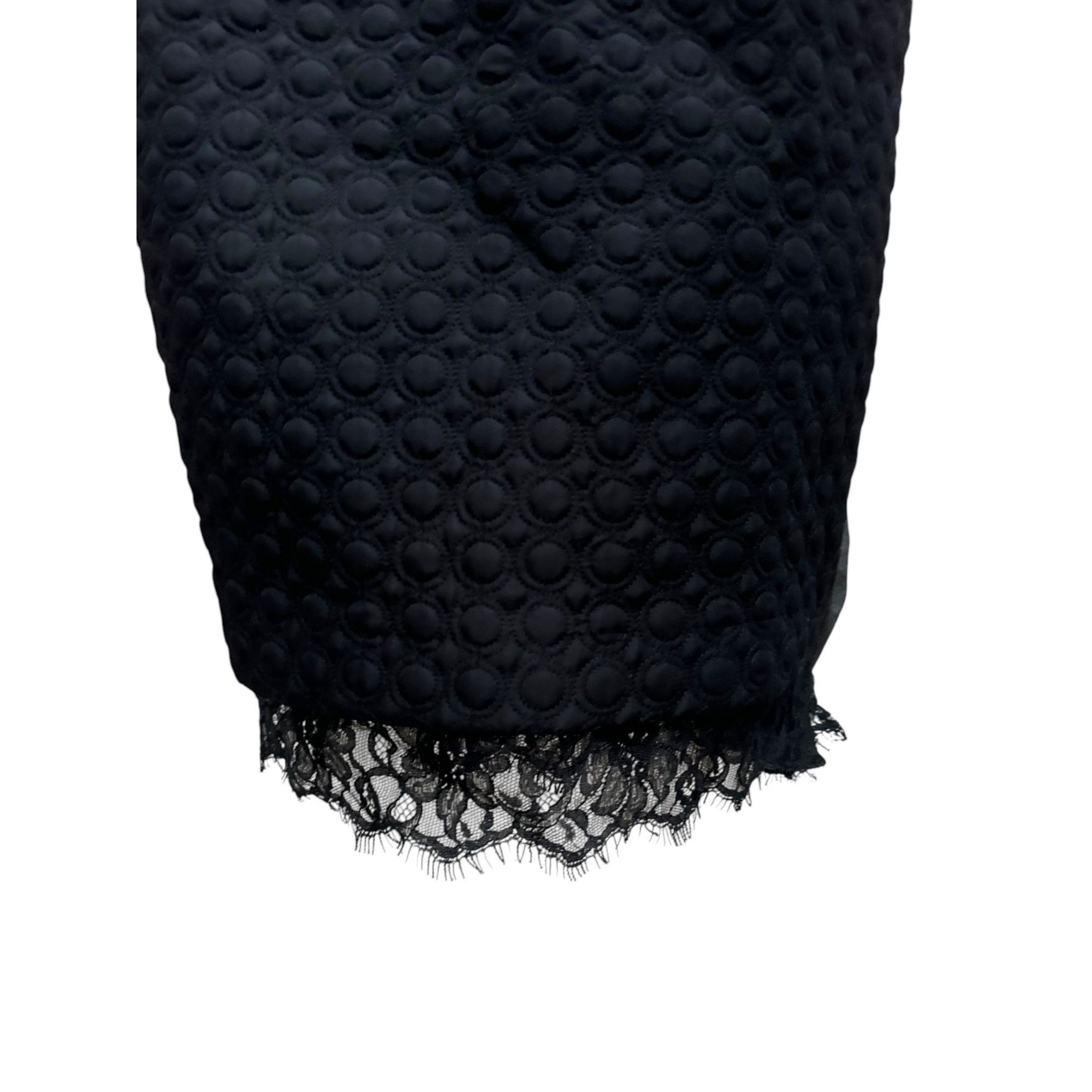Versace Vintage Black Embossed Dress Size S / US 4 / IT 40 - 7 Thumbnail