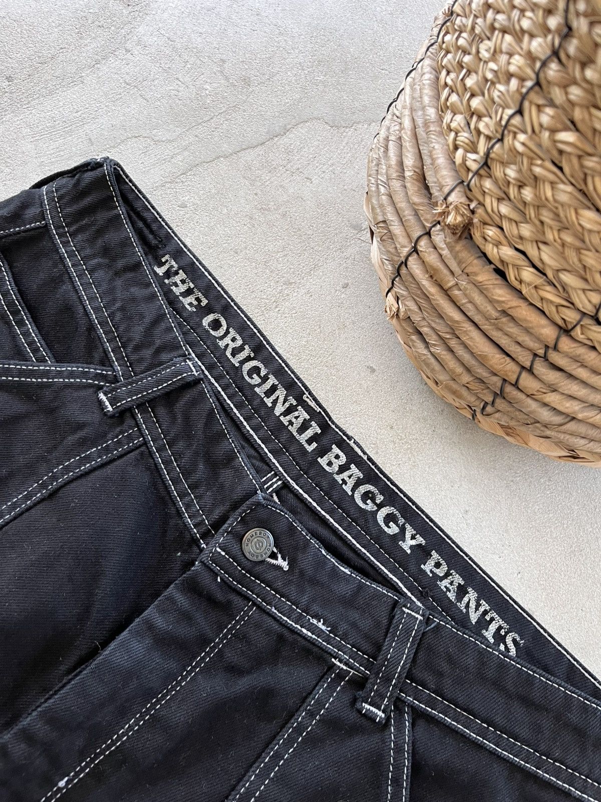 Carhartt Vintage Homeboy Loud Couture Black Baggy Denim Jeans 34x34 Size US 34 / EU 50 - 12 Thumbnail