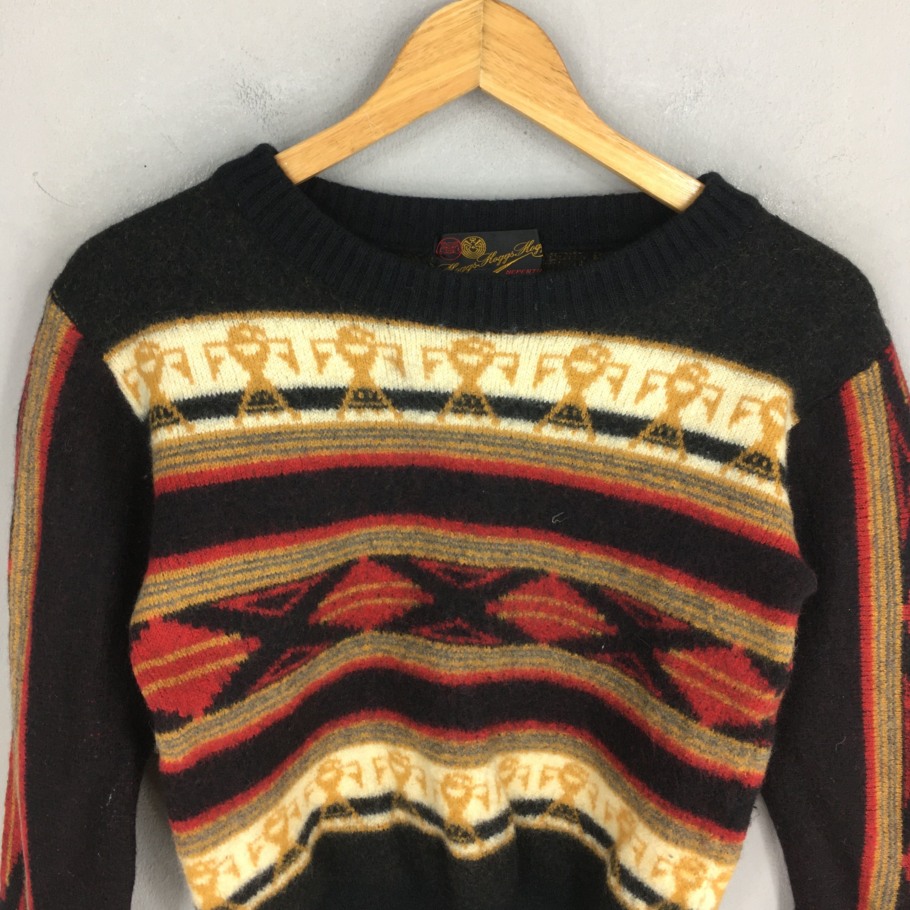 Engineered Garments Nepenthes Hogg Japan Abstract Navajo Women Wool Knitwear XS Size XS / US 0-2 / IT 36-38 - 2 Thumbnail