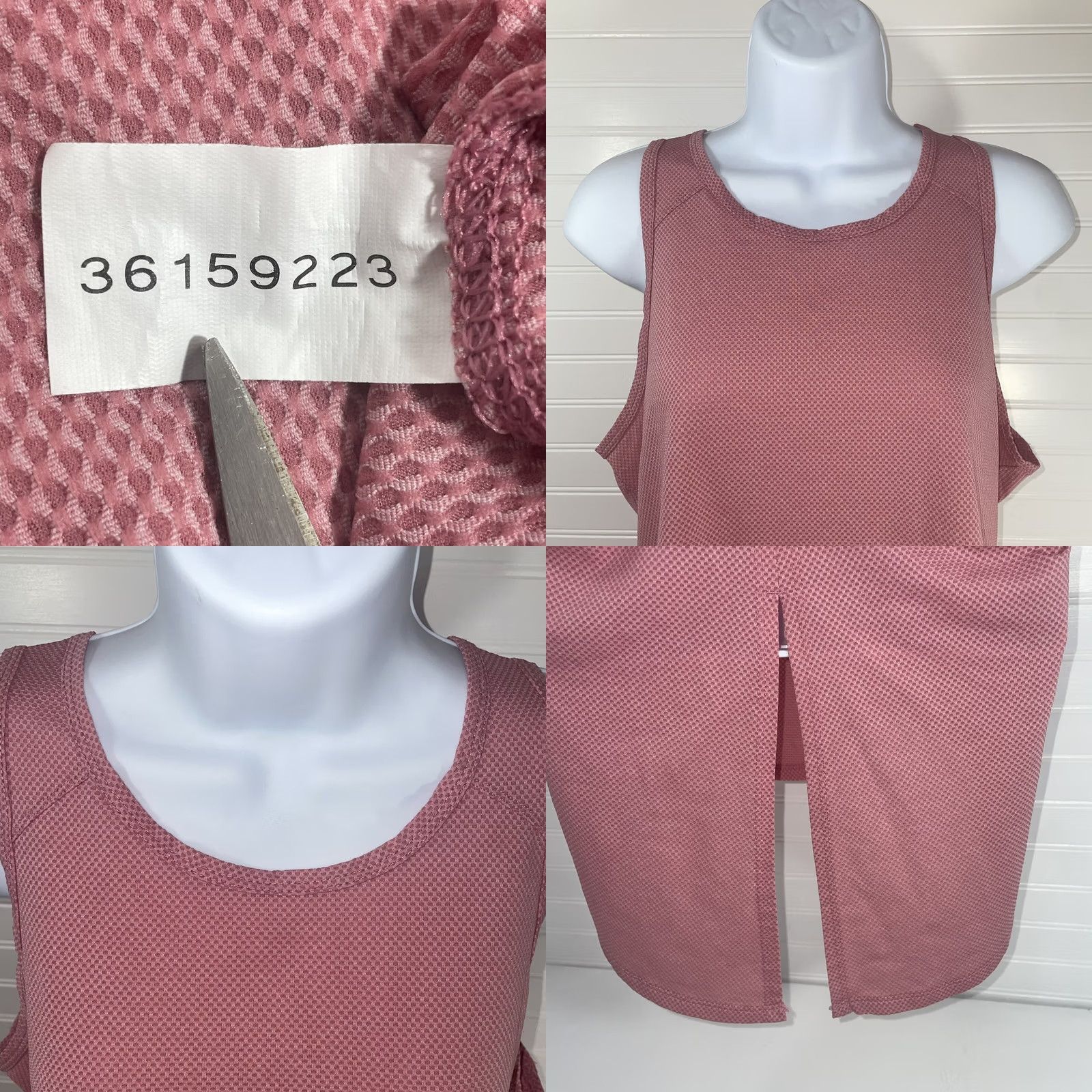 Athletic Works Athletic Works Shirt Womens M Rose women medium tank top color crew neck high low Size M / US 6-8 / IT 42-44 - 8 Thumbnail