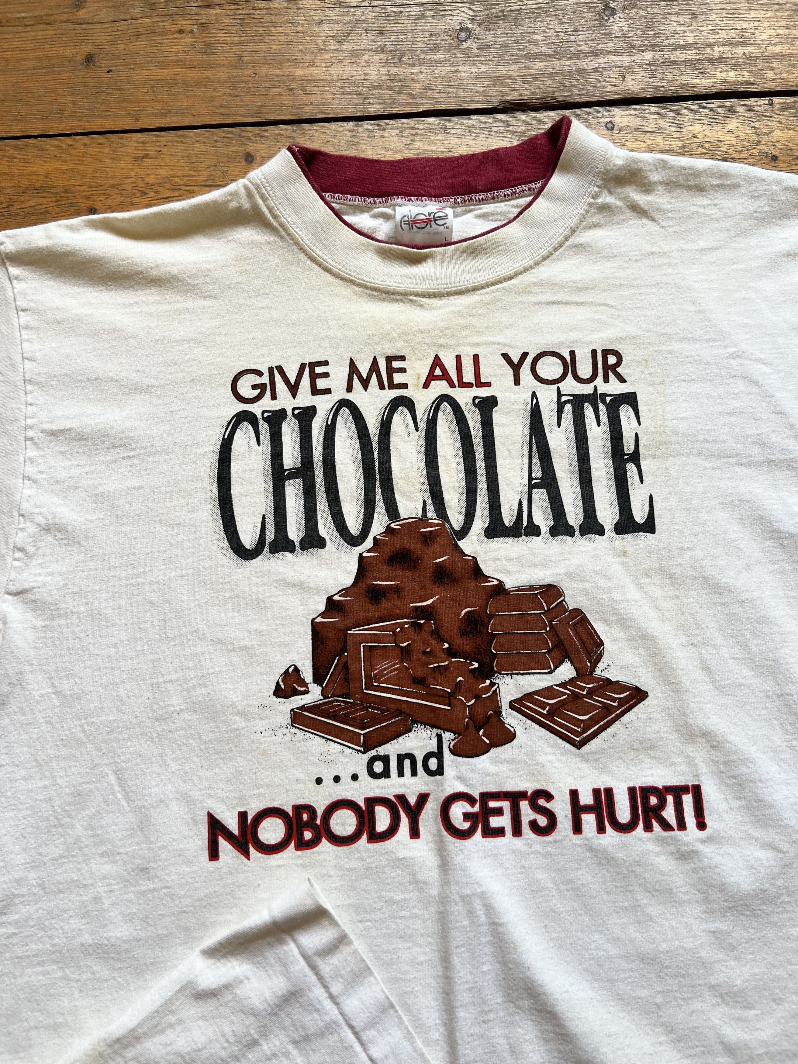 Unsound Rags Give Me All Chocolate and Nobody Y2k Vintage Hurts 1990s Size US L / EU 52-54 / 3 - 2 Thumbnail