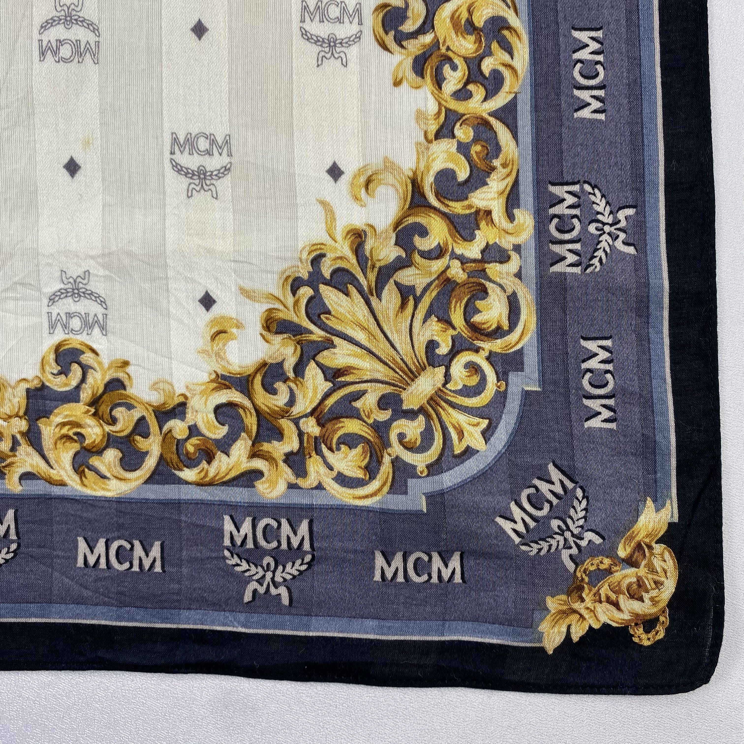 MCM × Vintage MCM Bandana/ Handkerchief / Neckerchief-P1763 Size ONE SIZE - 3 Thumbnail