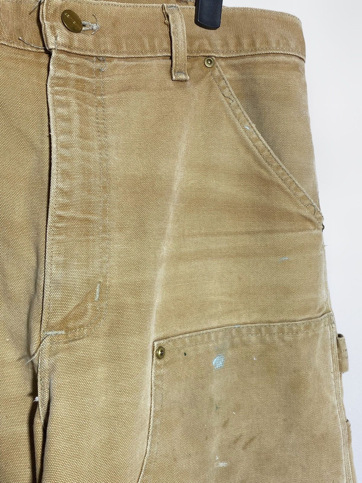 Carhartt Carhartt Vintage Double Knee Canvas Work Pants 33x34 Beige Size US 34 / EU 50 - 10 Thumbnail