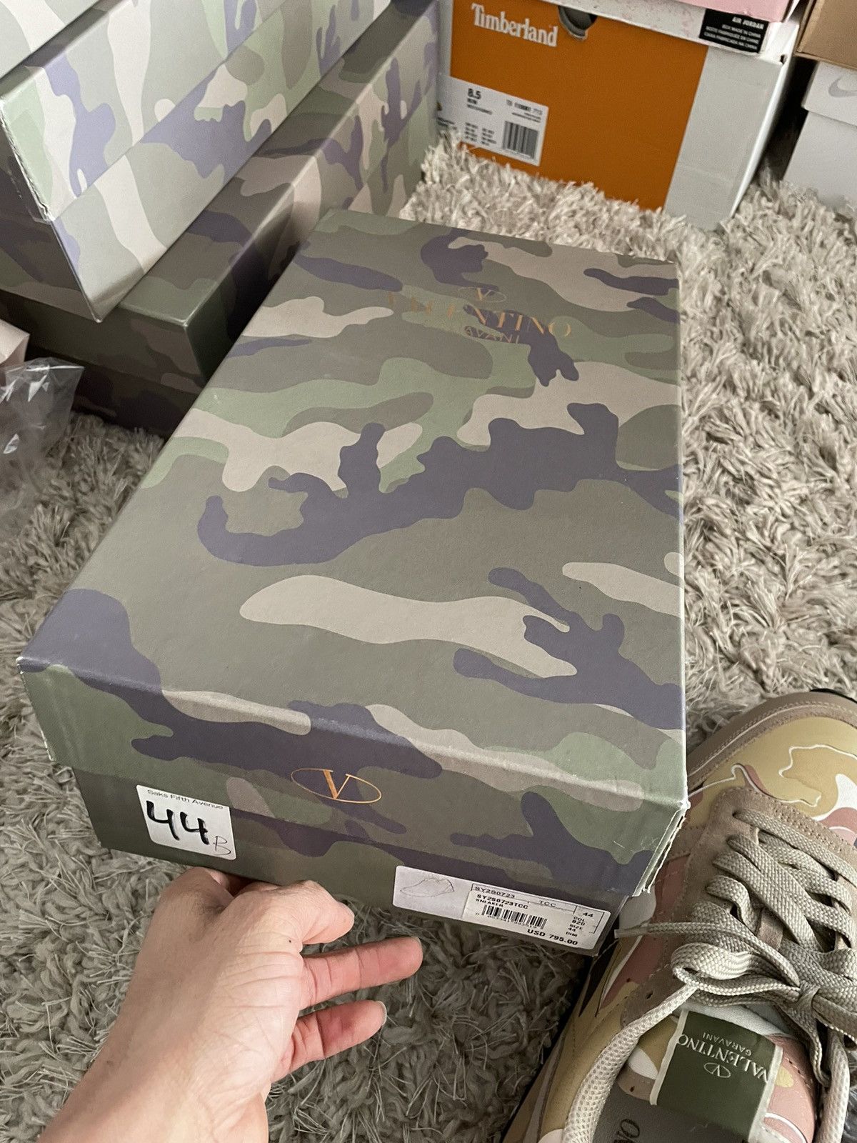 Valentino Valentino RockRunner Camo Size US 11 / EU 44 - 13 Thumbnail