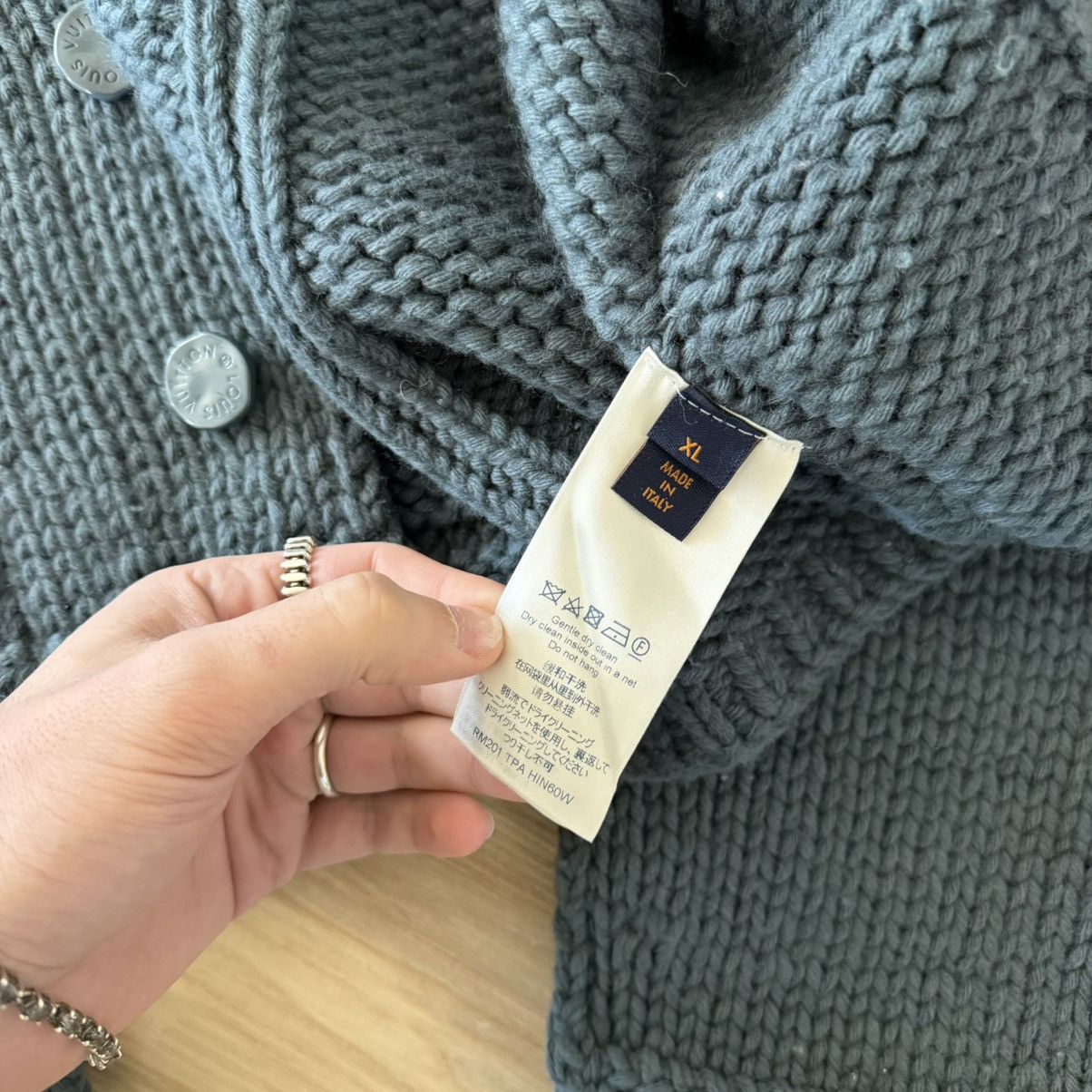 Louis Vuitton Louis Vuitton Virgil Knitted Trucker Jacket SS21 Size US XL / EU 56 / 4 - 5 Thumbnail