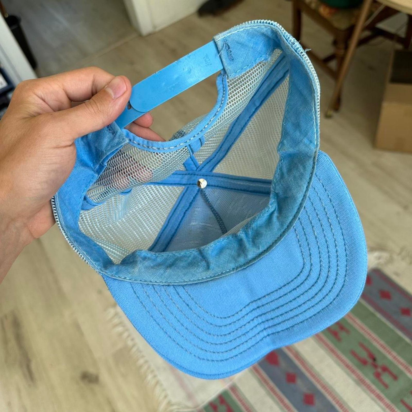 Vintage Rare 70s 80s Thrashed Mesh Coors H2O Beer Trucker Hat Cap Size ONE SIZE - 8 Thumbnail