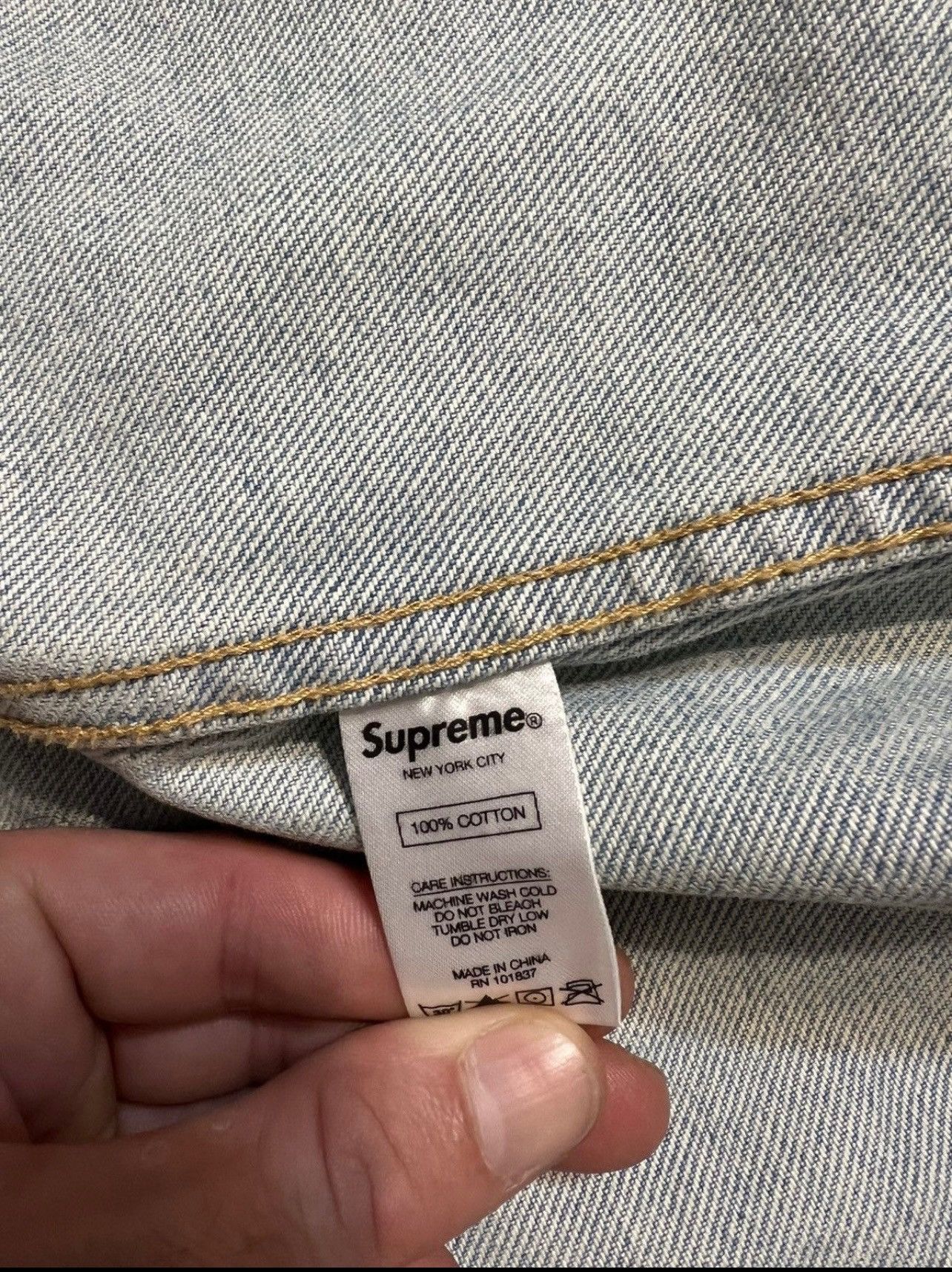 Supreme Supreme Black Ark Denim Trucker Size US M / EU 48-50 / 2 - 3 Thumbnail