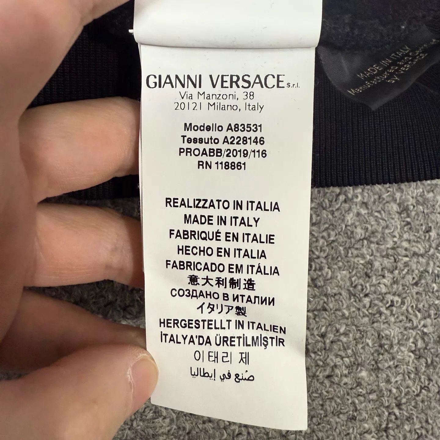 Versace Versace Black Gold Button Jacket M Size US M / EU 48-50 / 2 - 4 Thumbnail