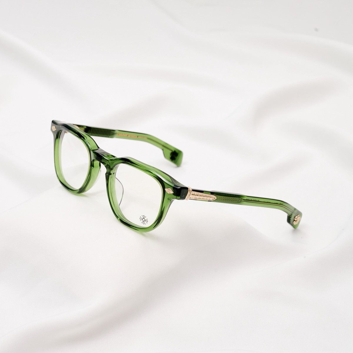 Chrome Hearts CHROME HEARTS CHIRP CHIRP DARK OLIVE GLASSES Size ONE SIZE - 1 Thumbnail