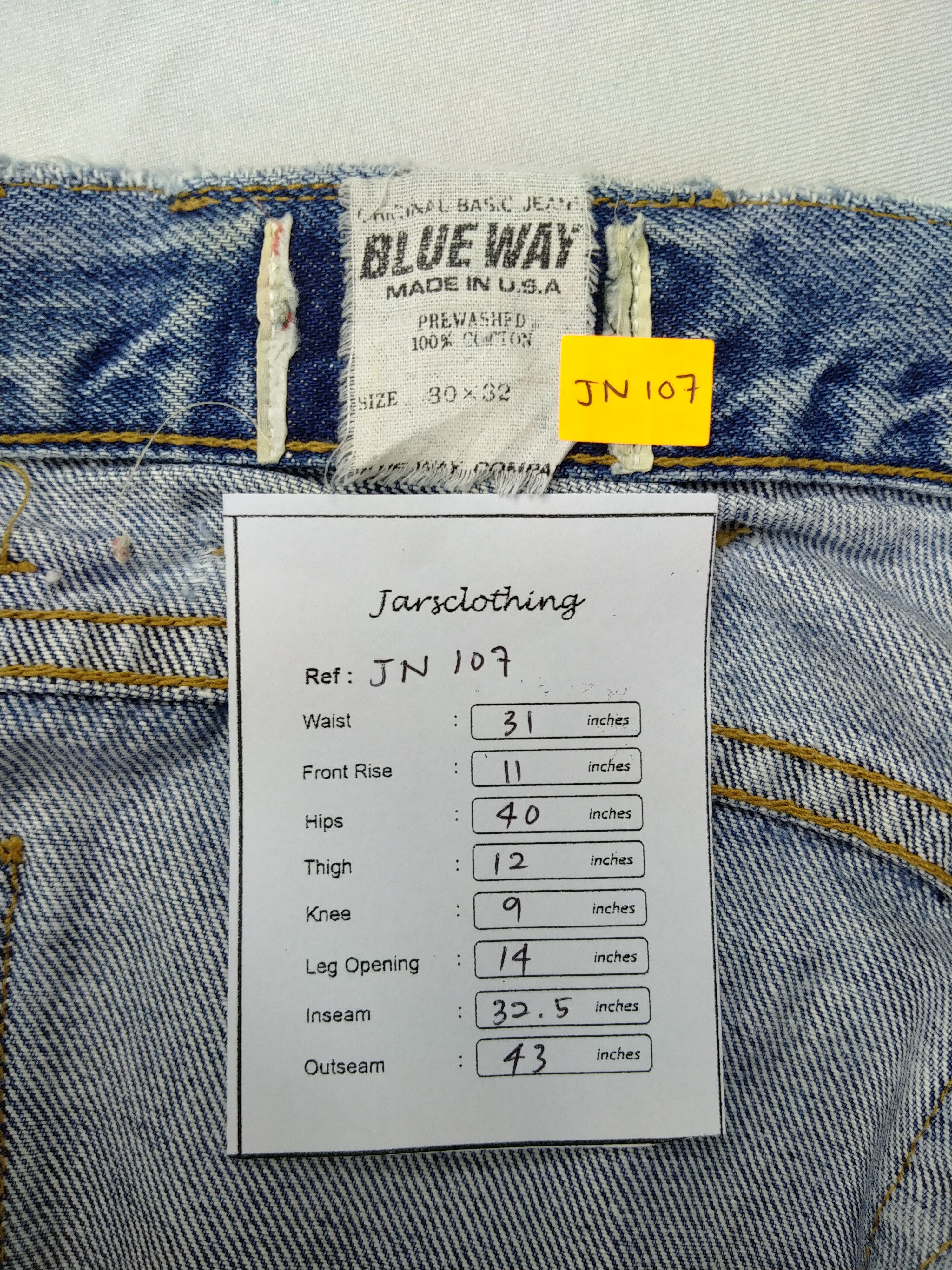 Levi's Faded Blue Vintage Levi's 502 Jeans 35x27.5 Denim -JN107 Size US 35 - 8 Thumbnail