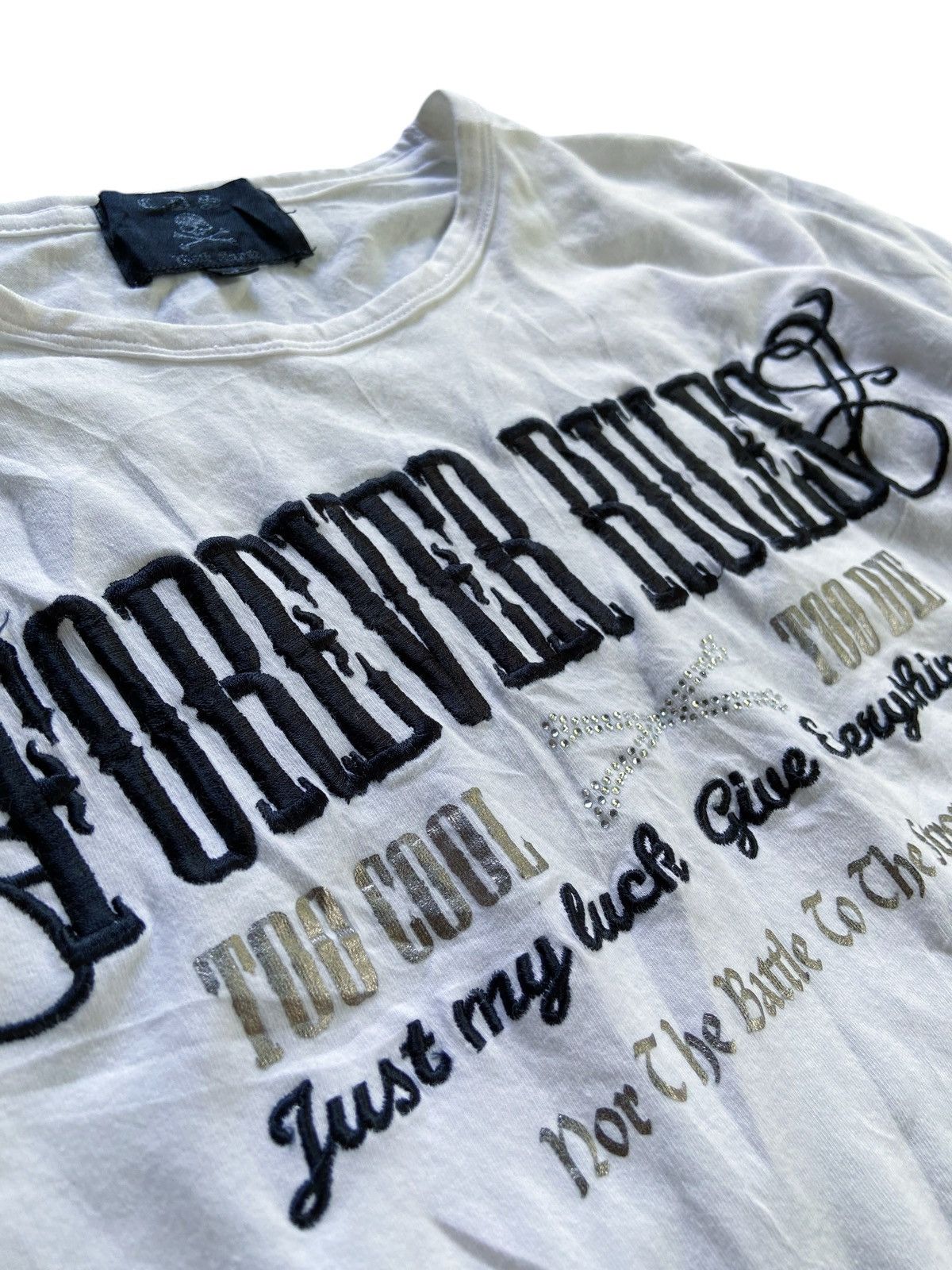 Japanese Brand TOO COOL TOO DIE DOUBLE LAYER PUNK LONG SLEEVE Size US M / EU 48-50 / 2 - 6 Thumbnail