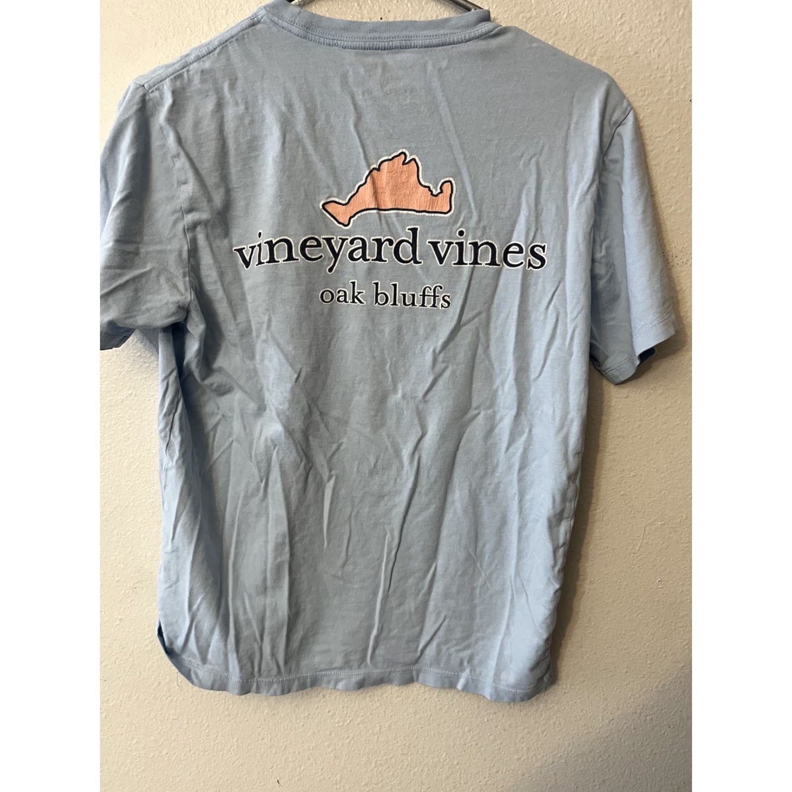 Vineyard Vines Vineyard Vines T Shirt Mens XS Blue Oak Bluffs Logo Pocket Short Sleeve Crew Neck Size US XS / EU 42 / 0 - 3 Thumbnail