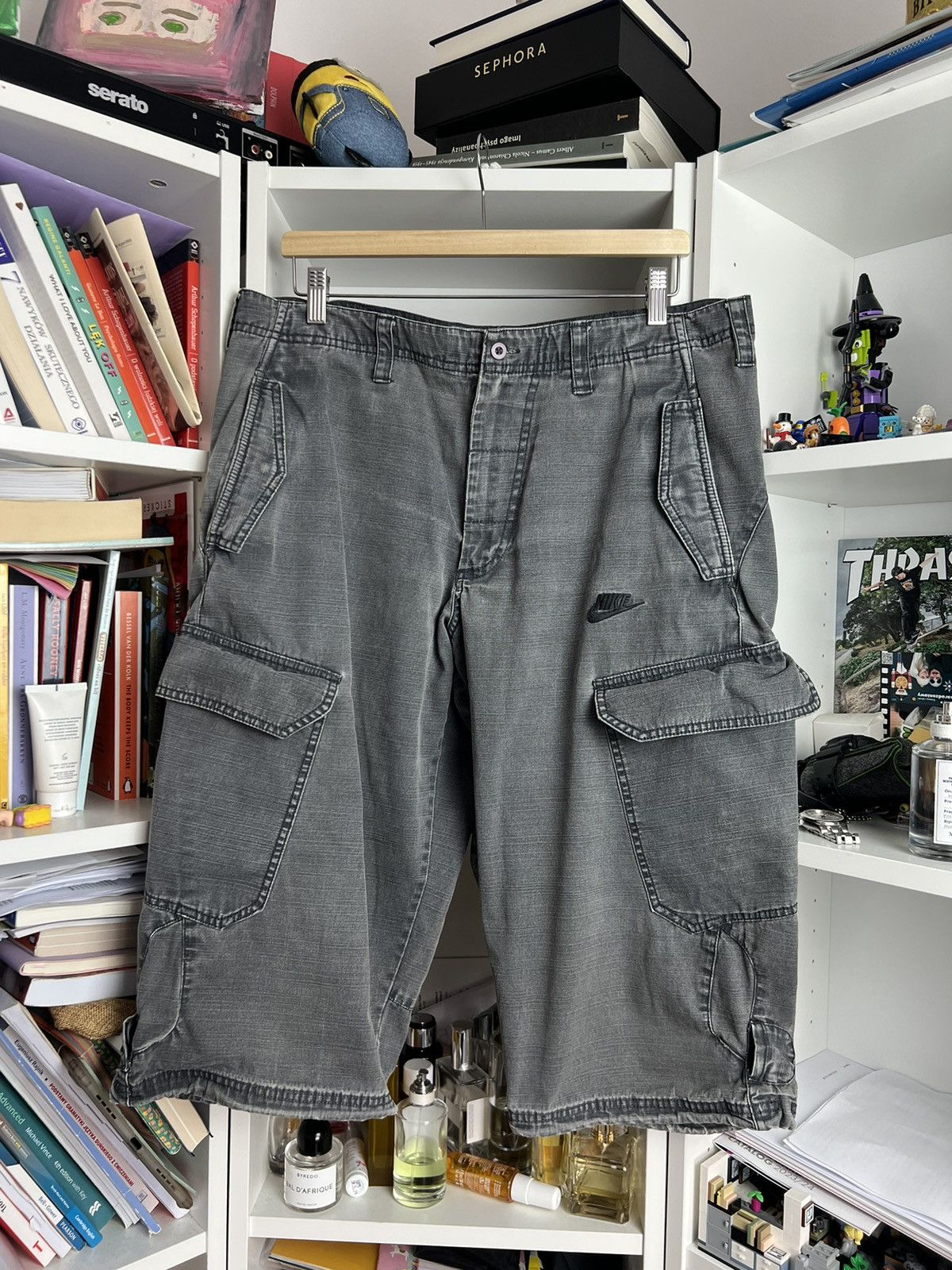 Nike Vintage y2k nike washed baggy jorts / shorts L skate 90s 00s