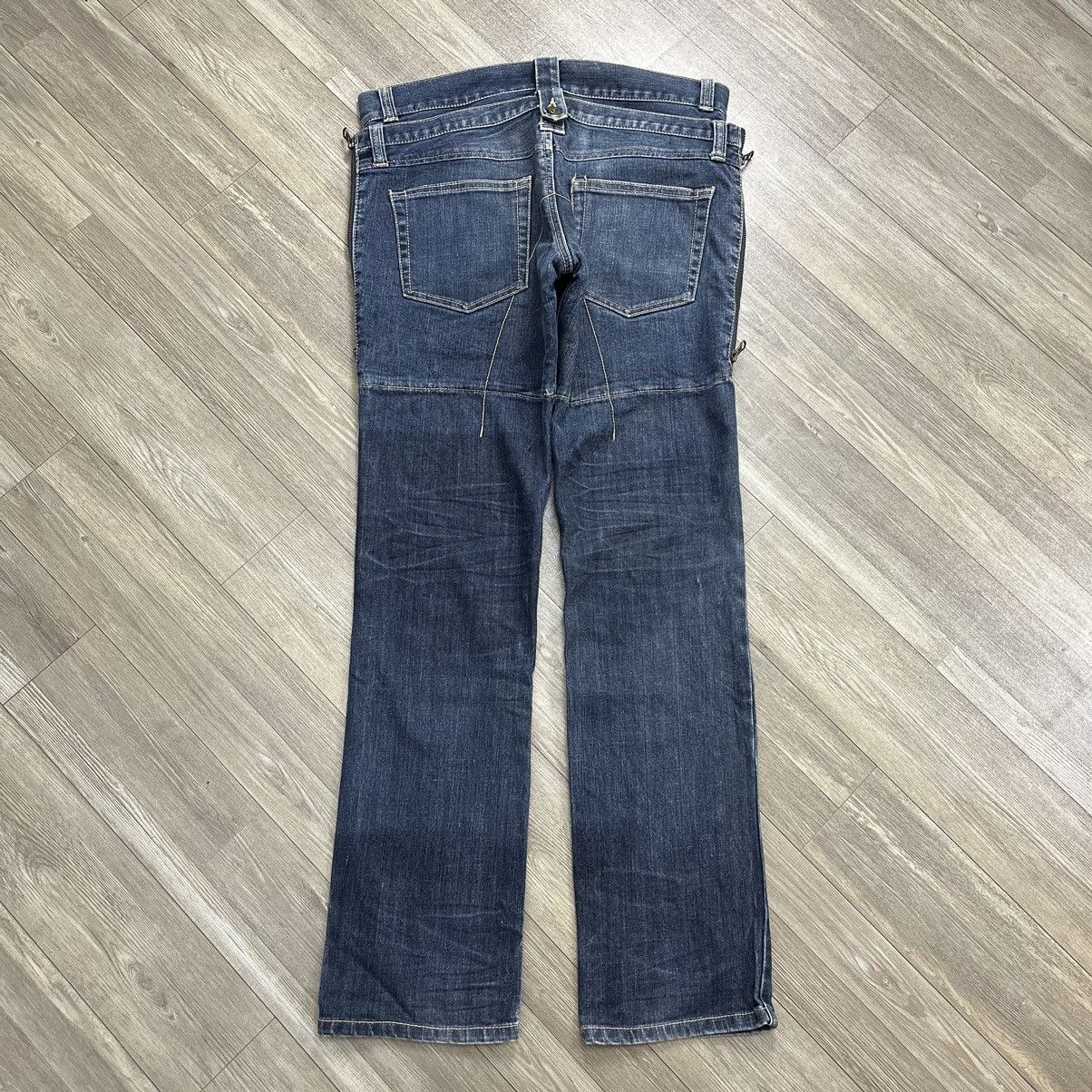 If Six Was Nine × Japanese Brand × PPFM Vintage PPFM Double Waist Hybird Flowers Jeans Size US 30 / EU 46 - 16 Thumbnail